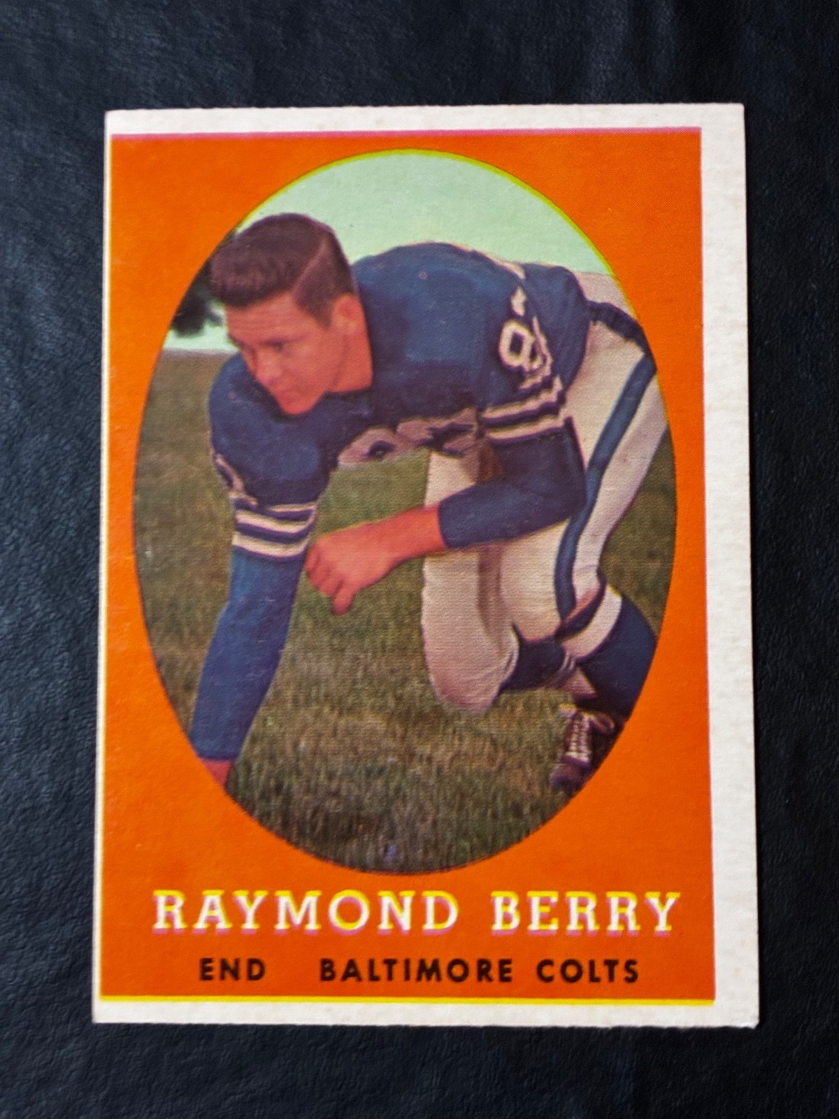 1958 Topps Raymond Berry #120 - No Creases - VG/EX