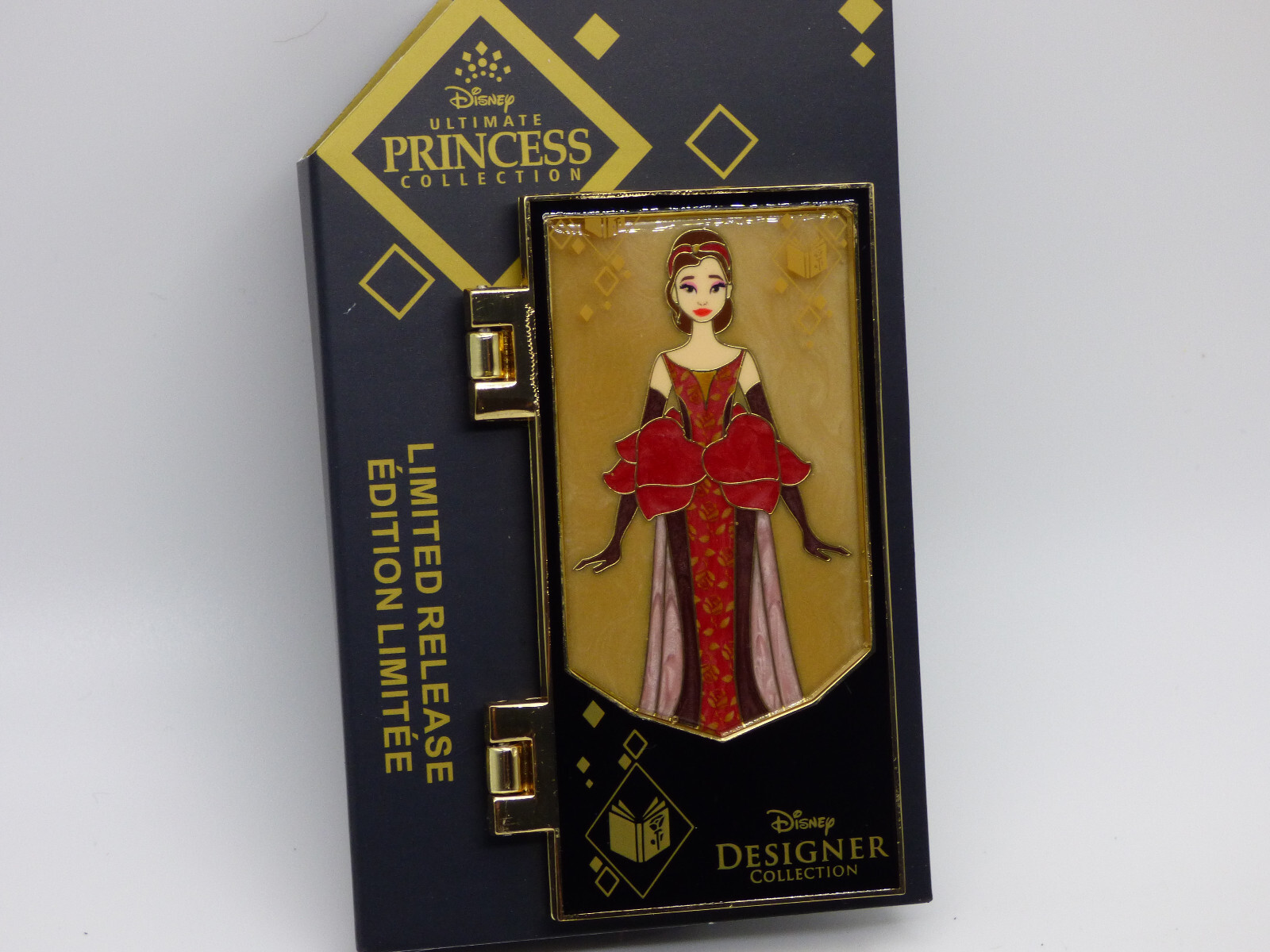 Disney Pins - 2022 Disney Designer Collection - Enamel Pin - Belle Disney Pins - 2022 Disney Designer Collection - Enamel Pin - Belle
