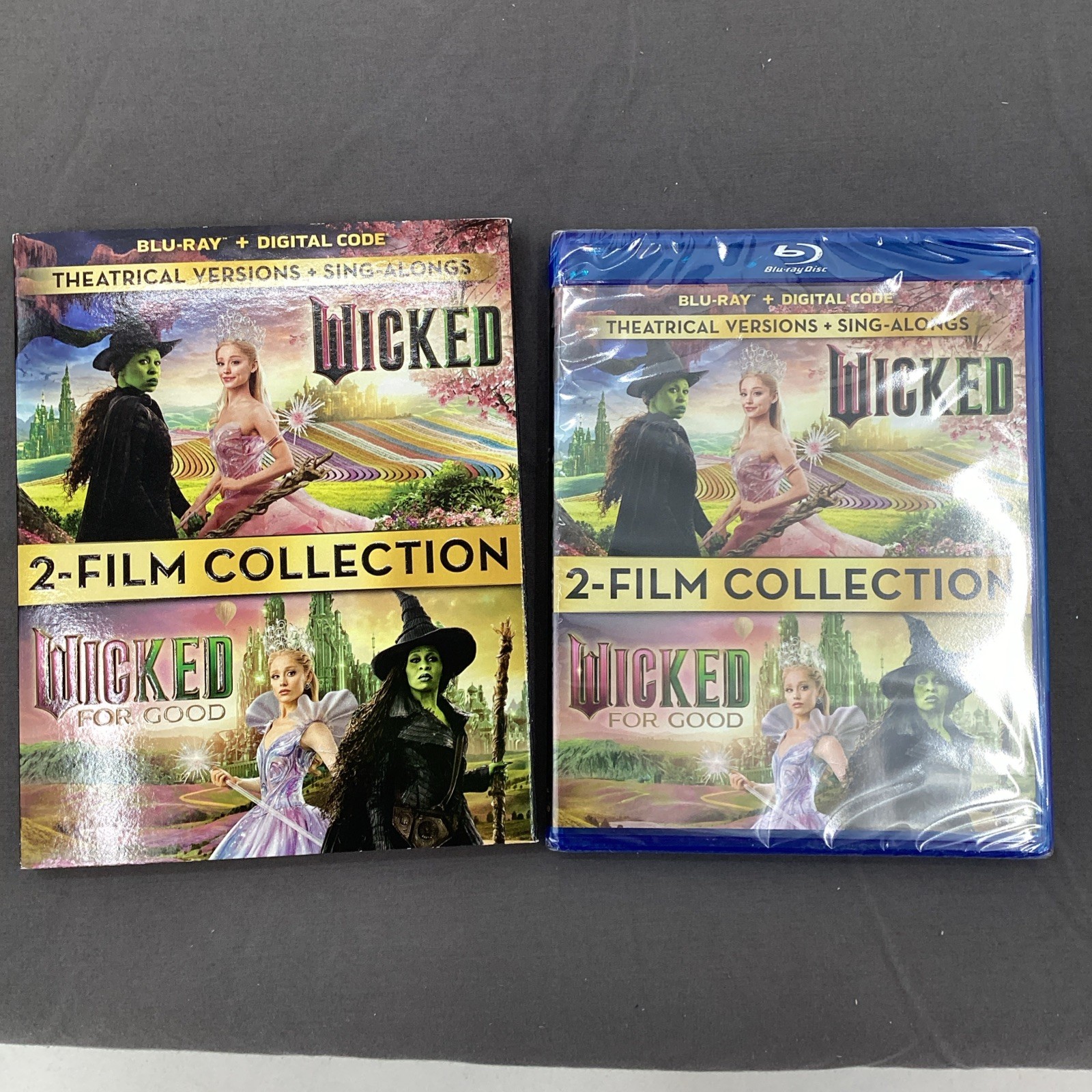 Wicked & Wicked For Good  2-Film Collection On Blu-Ray W/ Digital Code Brand New