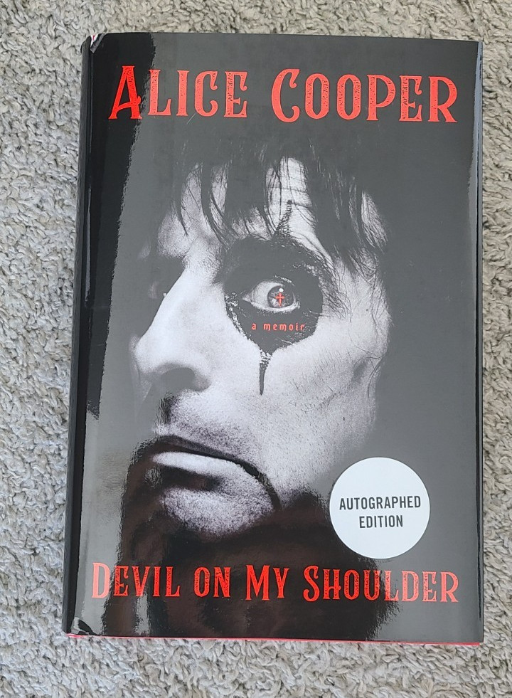AUTOGRAPHED SIGNED 1st ed Devil on My Shoulder : A Memoir by Alice Cooper NEW HC