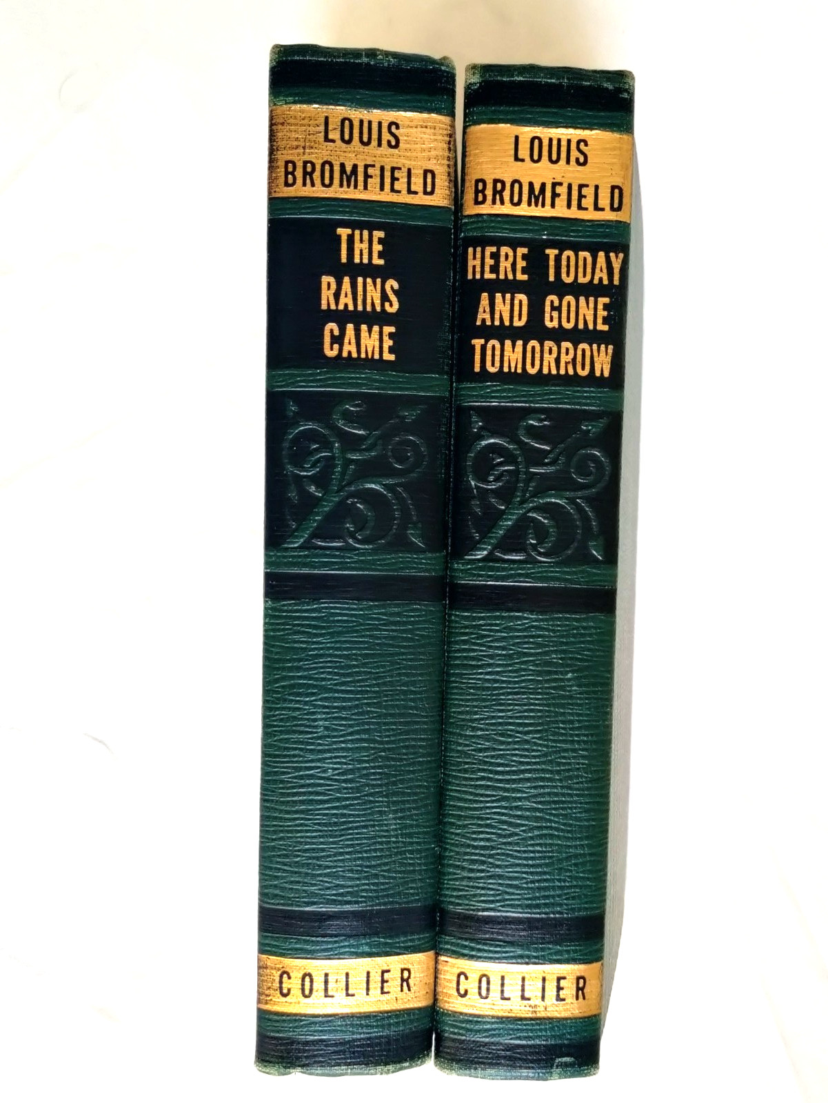 Louis Bromfield Book Lot 2 Vintage Hardcover The Rains Came Here Today Gone Tomo