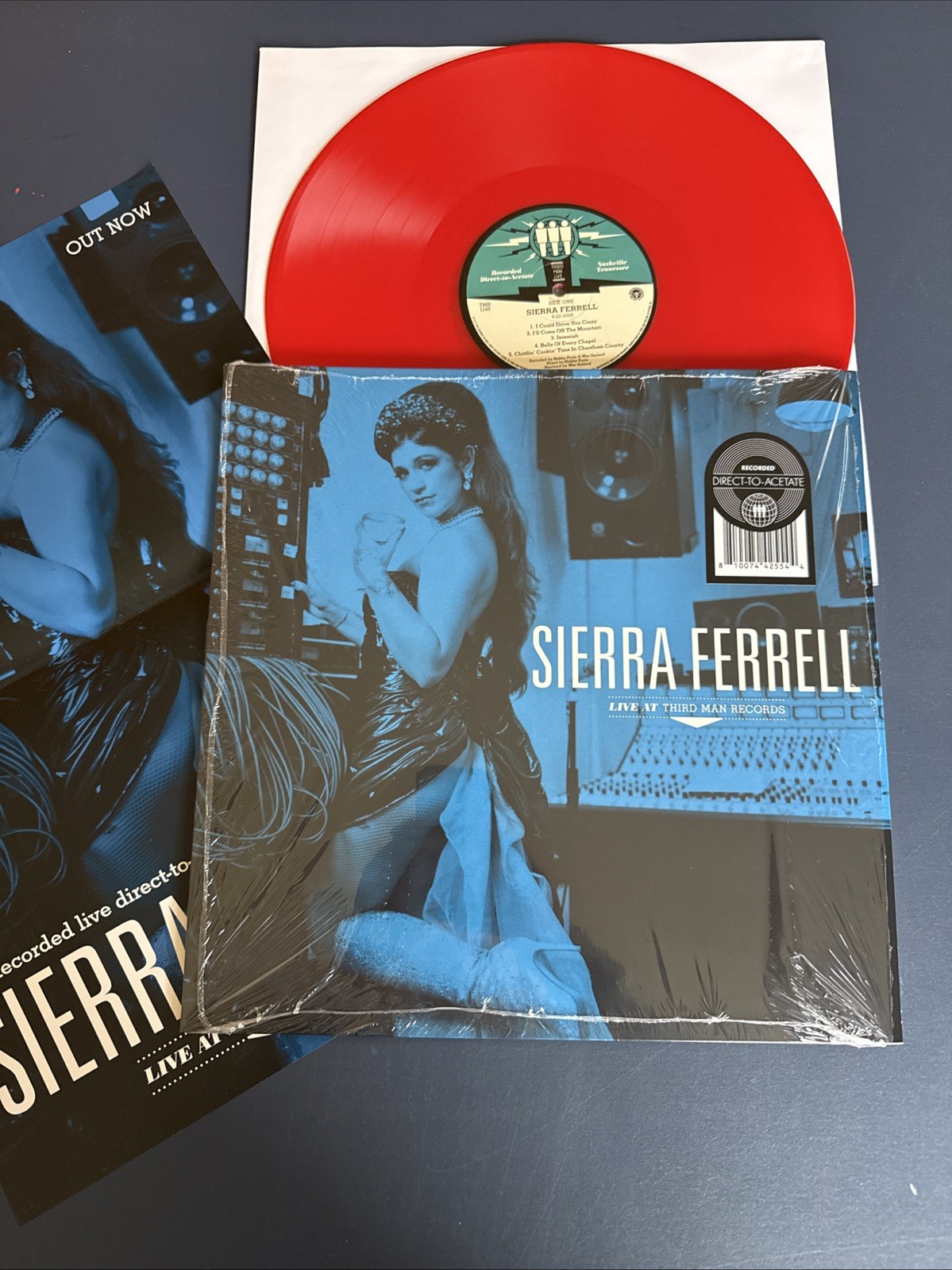 SIERRA FERRELL - Live at Third Man LP Vinyl NM Red