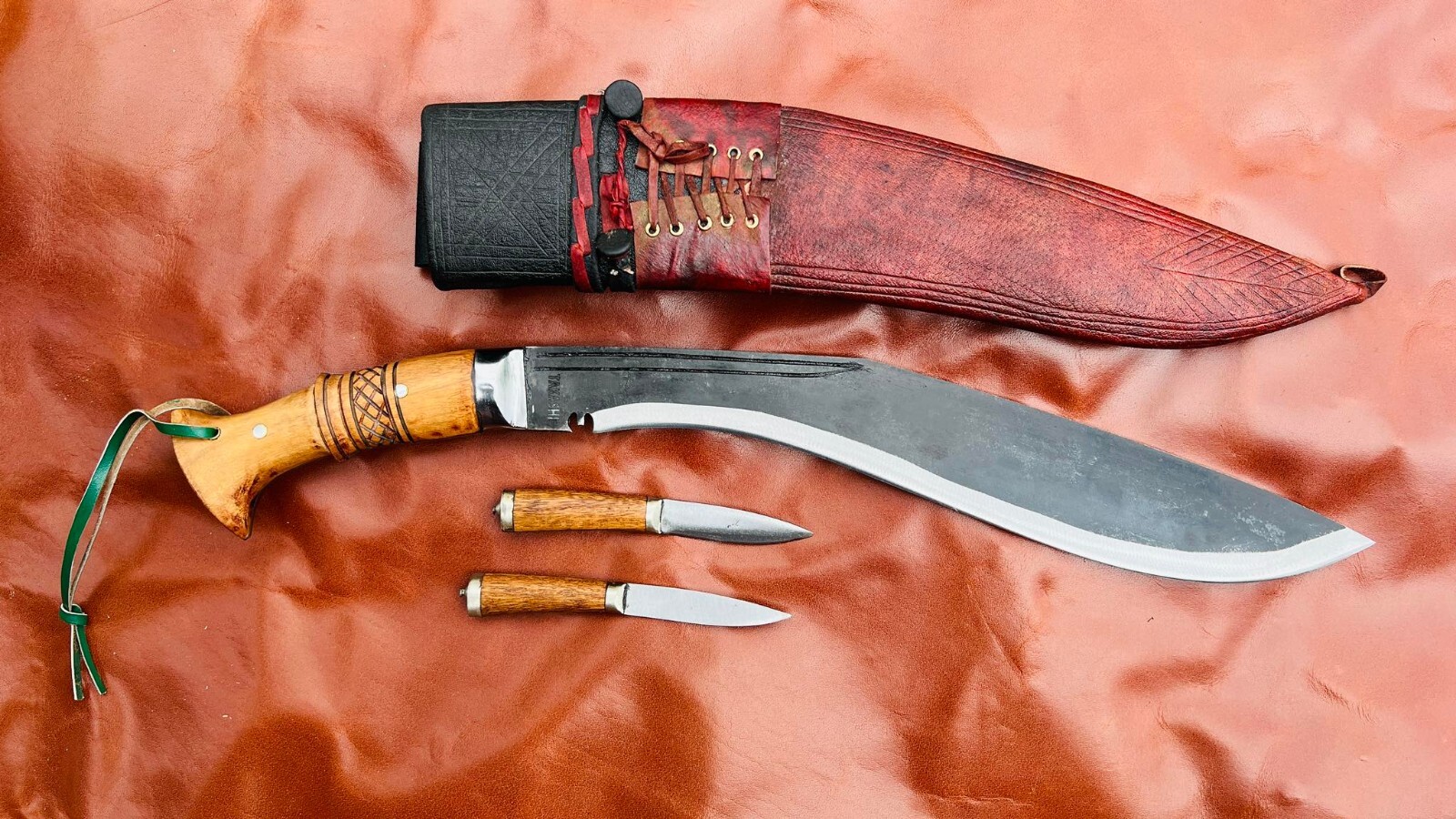 EGKH-15 Inch Historic Rust Free Ganjawal Kukri-Black rust free Version-Tradition