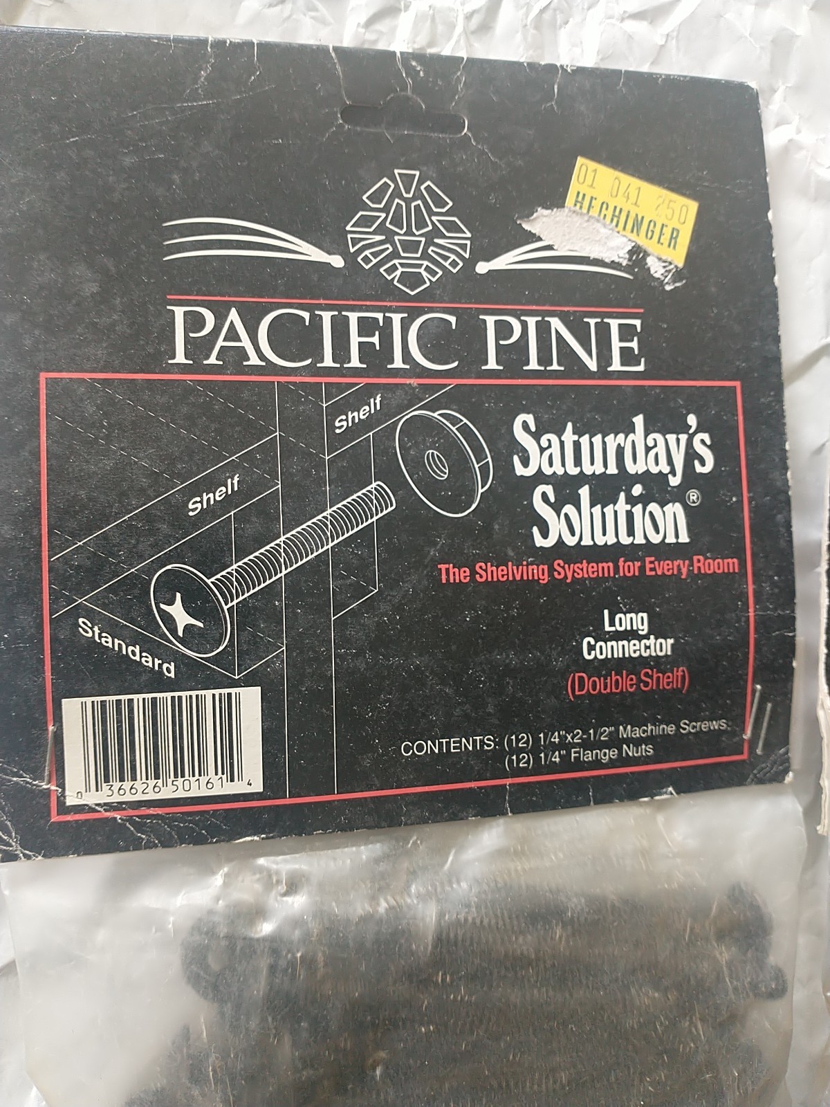 Vintage Pacific Pine Saturdays Solution Shelving Connector LG Lot NOS Hechinger 