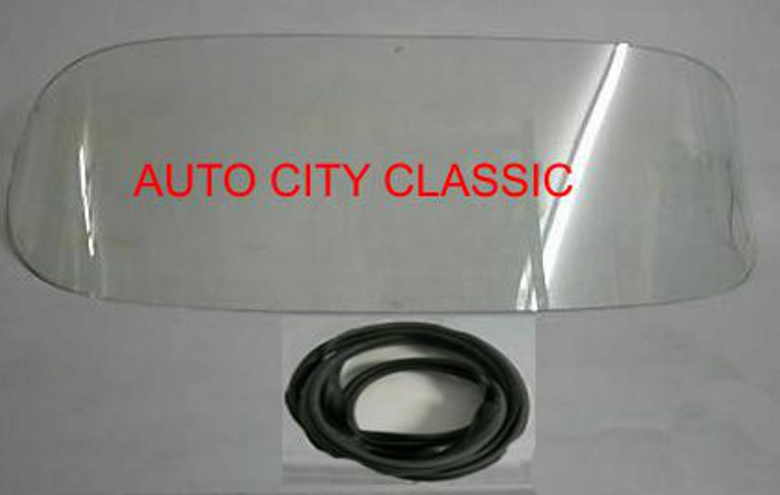 1955 1956 Chevy Windshield Glass Sedan Wagon With Gasket w/Chrome Pontiac Clear