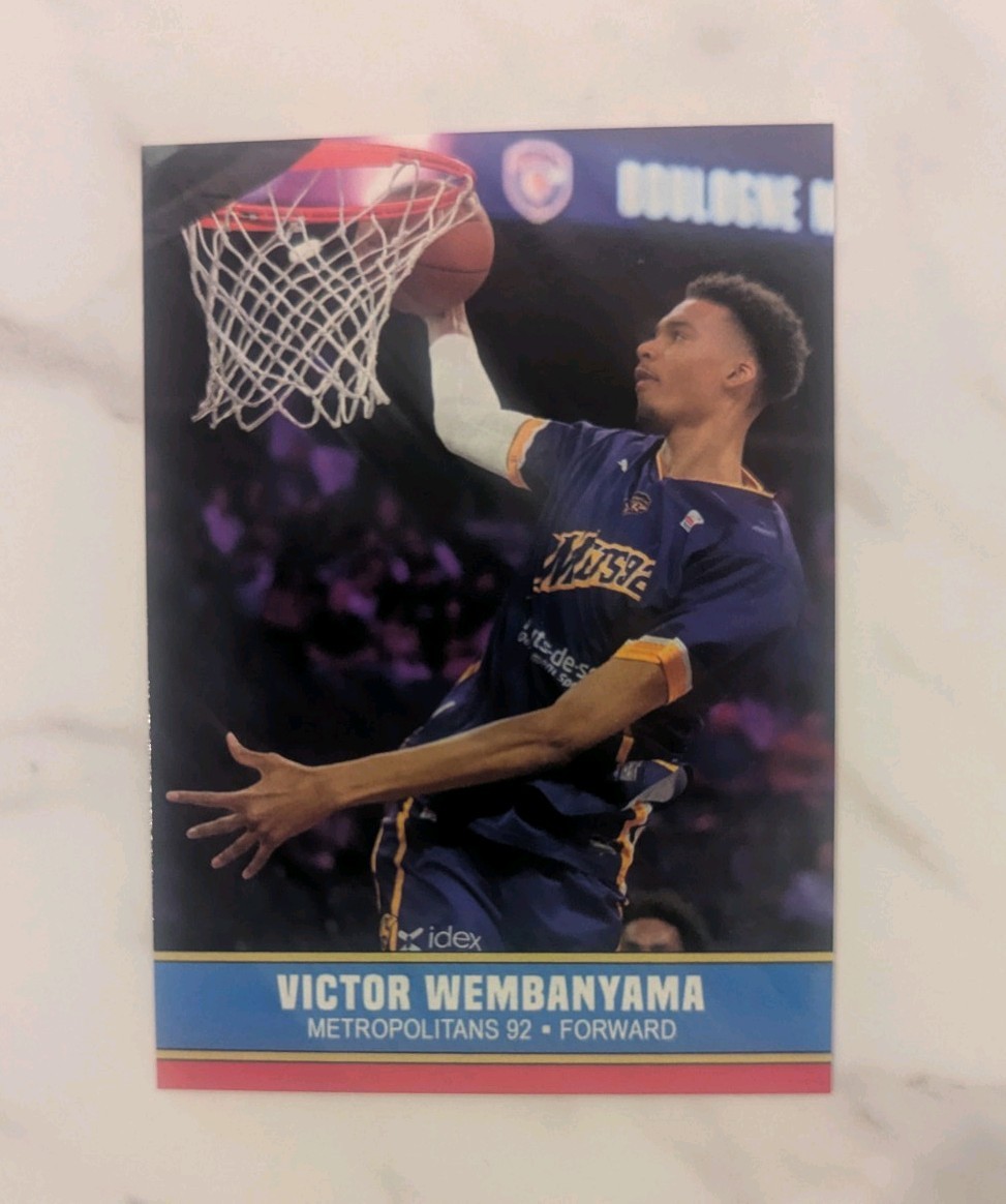 Victor Wembanyama Novelty Rookie Card RC Euroleage Victor Wembanyama Novelty Rookie Card RC Euroleage