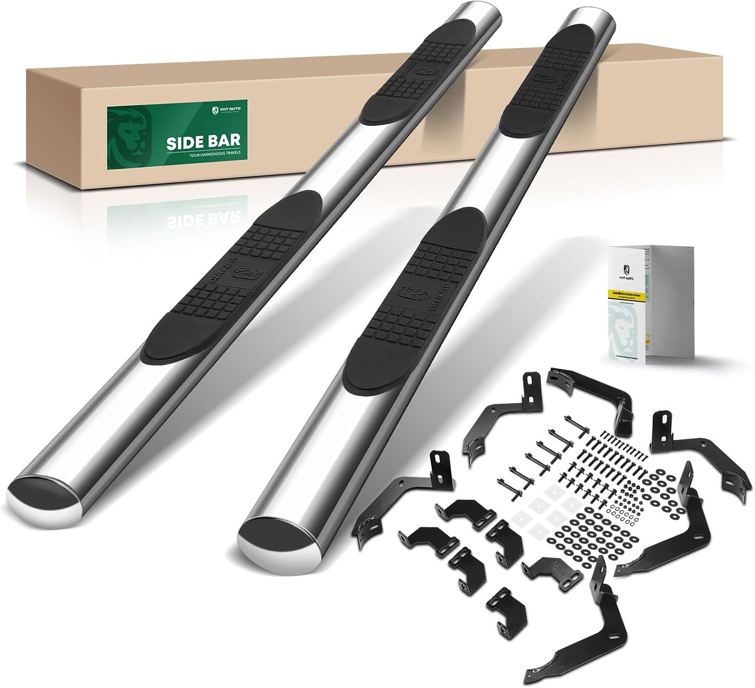 4in Running Boards for 2009-2024 Dodge Ram 1500 Classic Quad Cab Chrome Steps 4in Running Boards for 2009-2024 Dodge Ram 1500 Classic Quad Cab Chrome Steps