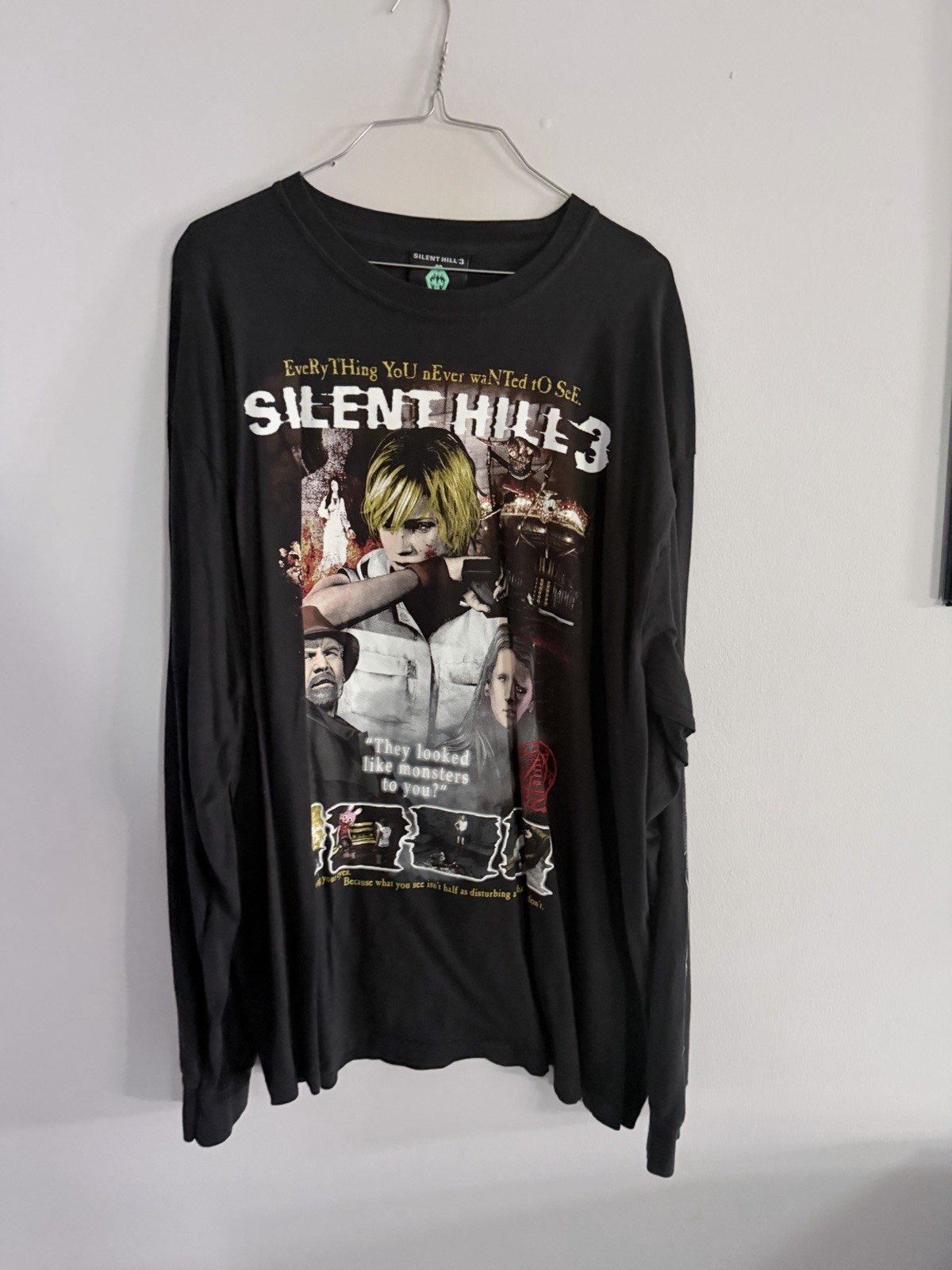 SILENT HILL 3 X GRAVEYARD GOODS LONGSLEEVE SIZE XXL SILENT HILL 3 X GRAVEYARD GOODS LONGSLEEVE SIZE XXL