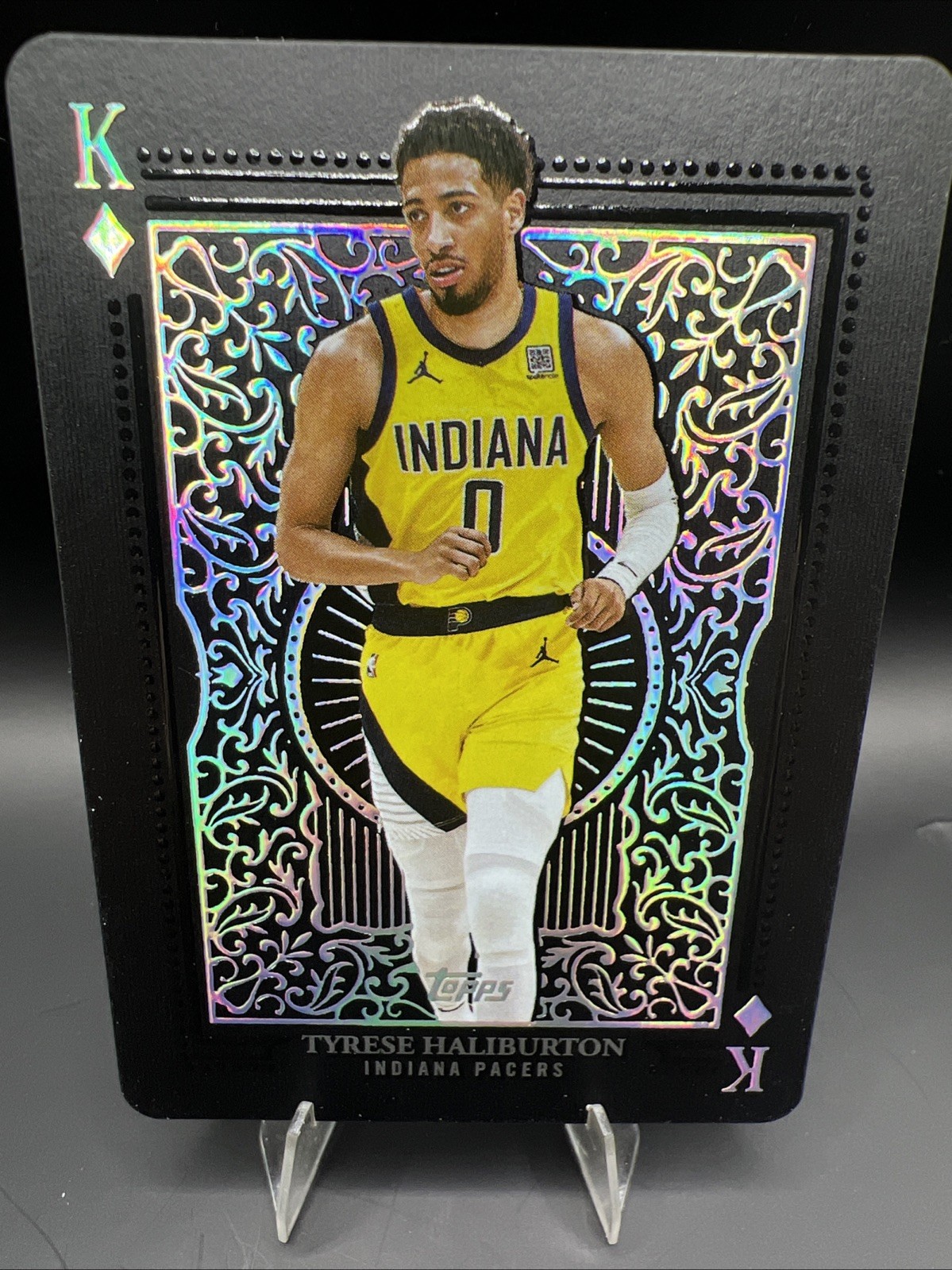 Topps 2024-25 Topps Chrome All Kings Insert AK-14 Tyrese Haliburton Pacers Topps 2024-25 Topps Chrome All Kings Insert AK-14 Tyrese Haliburton Pacers