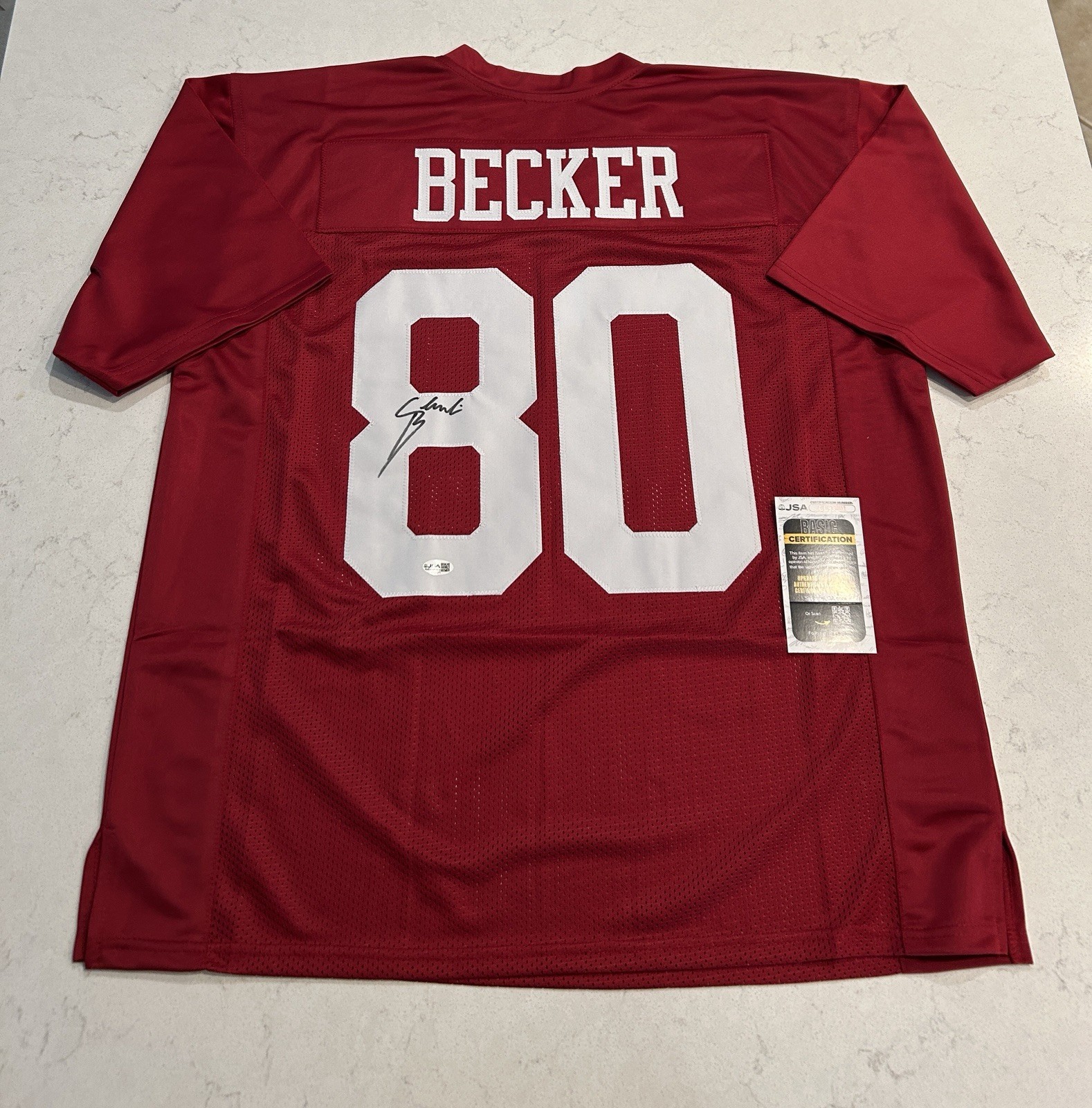 Charlie Becker Autographed Signed Custom Jersey Indiana Hoosiers JSA Cert Champs Charlie Becker Autographed Signed Custom Jersey Indiana Hoosiers JSA Cert Champs