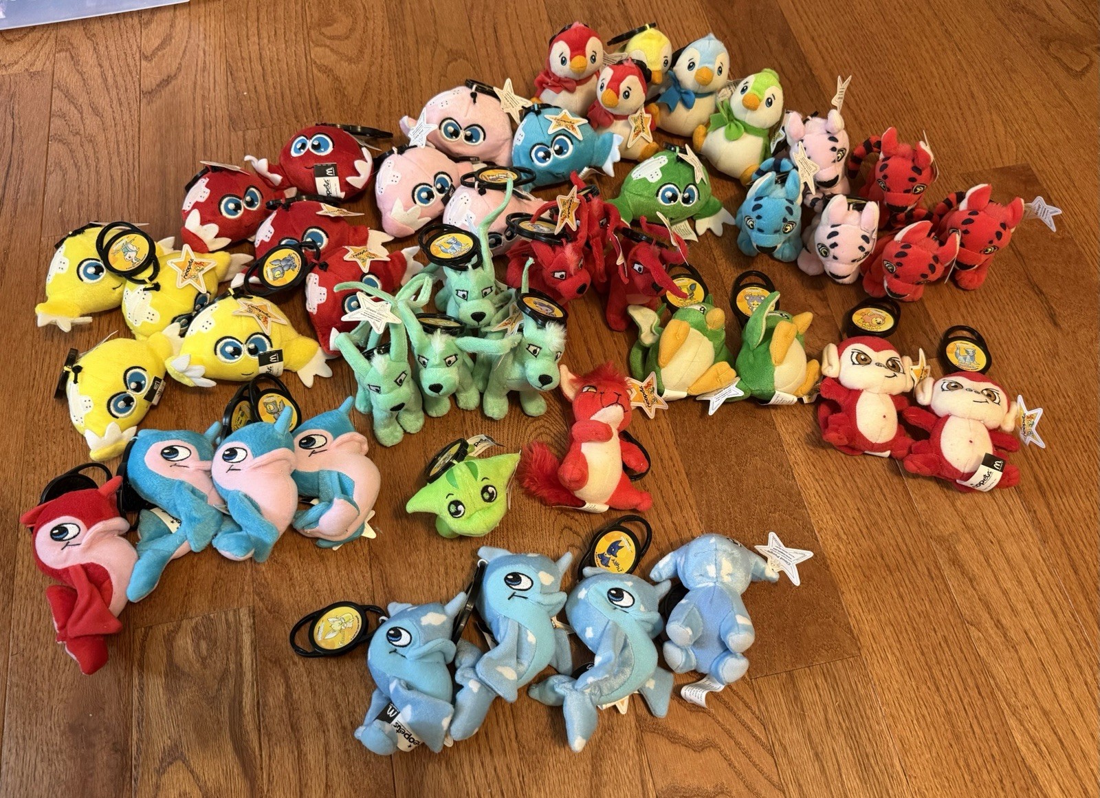 Lot Of 45 Neopets McDonald’s 2004-2005 Plush Pendants Vintage Tagged Cloud Lot Of 45 Neopets McDonald’s 2004-2005 Plush Pendants Vintage Tagged Cloud