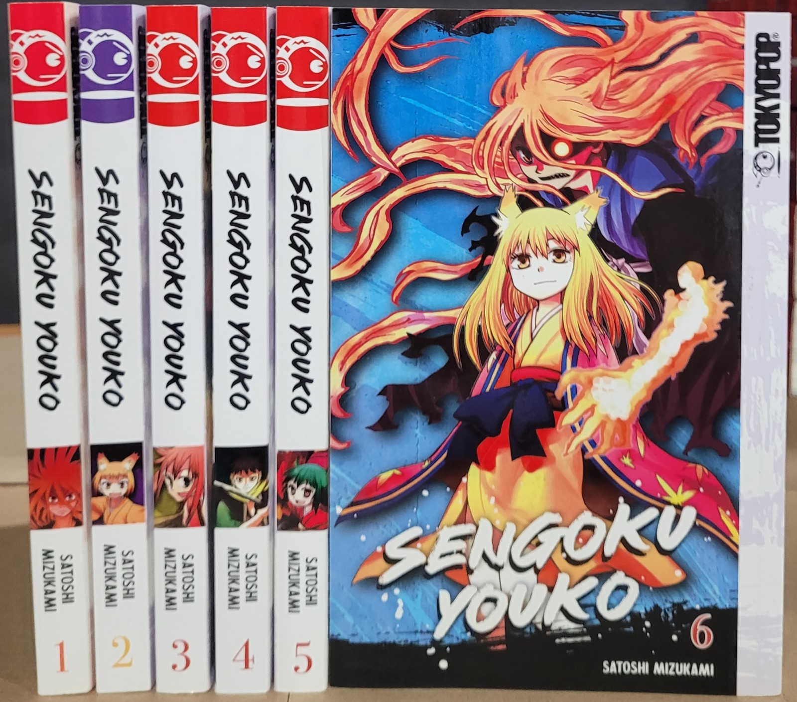 Sengoku Youko Manga Volumes 1-6 Brand New Tokyopop English Graphic Novels Sengoku Youko Manga Volumes 1-6 Brand New Tokyopop English Graphic Novels
