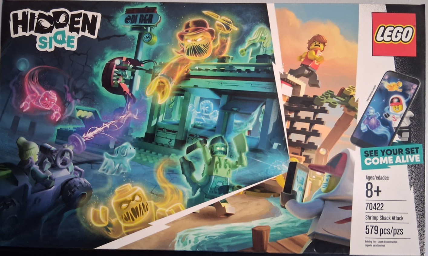 LEGO HIDDEN SIDE: Shrimp Shack Attack (70422) NIB Factory Sealed 100% Authentic LEGO HIDDEN SIDE: Shrimp Shack Attack (70422) NIB Factory Sealed 100% Authentic