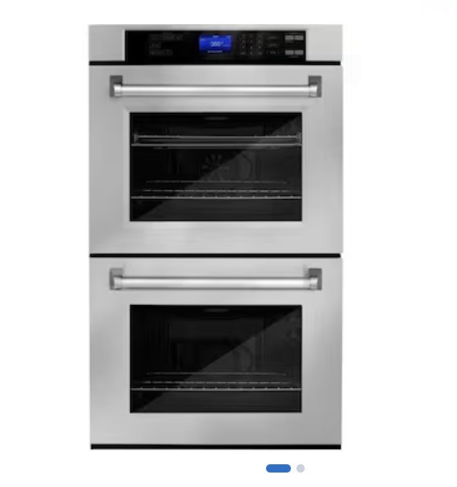 Hallman 30 Inch Convection Double Electric Wall Oven Self-cleaning (Stainless Hallman 30 Inch Convection Double Electric Wall Oven Self-cleaning (Stainless