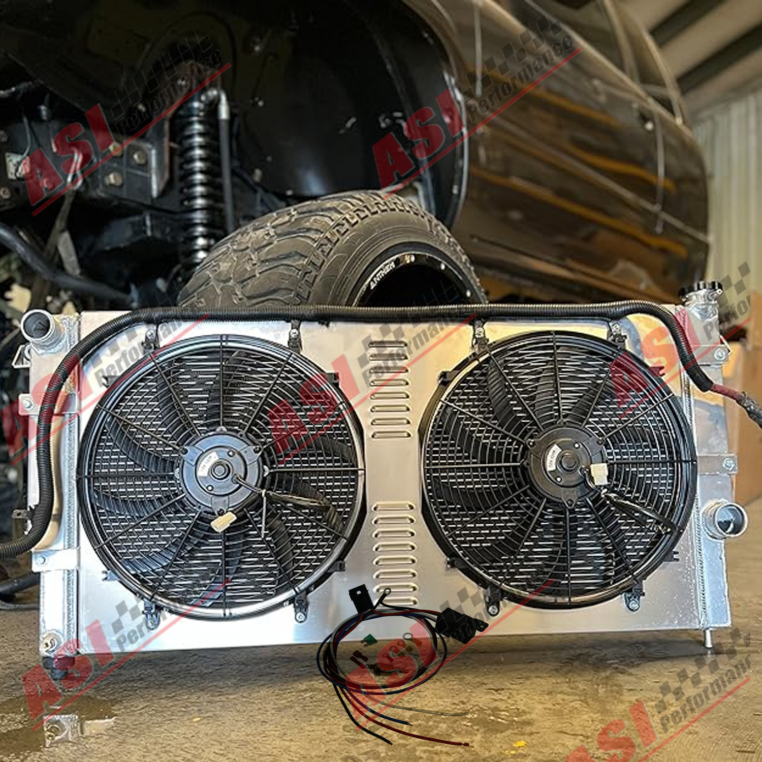 For 1994-2002 2001 Dodge Ram Cummins 2500/3500 5.9L L6 3 Row Radiator+Shroud Fan