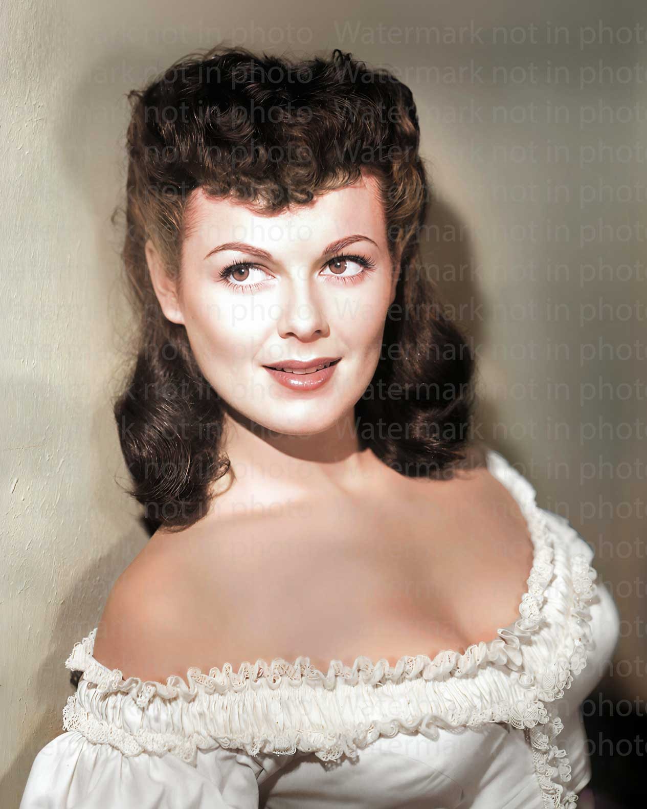 Barbara Hale 8x10 RARE COLOR Photo 601 REMASTERED Barbara Hale 8x10 RARE COLOR Photo 601 REMASTERED