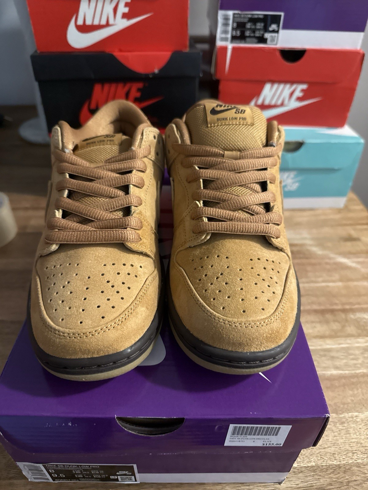 Nike Sb Dunk Low Wheat Size: Us M 8
