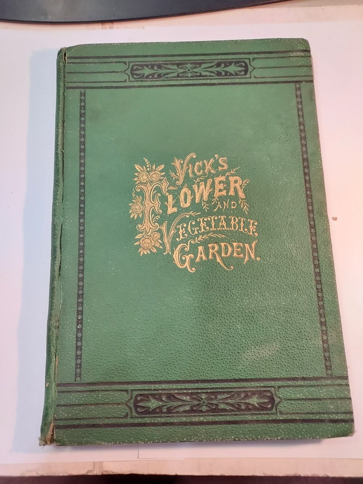 Antique 1876 Vick's Flower and Vegetable Garden:Vicks' priced catalogue of seeds Antique 1876 Vick's Flower and Vegetable Garden:Vicks' priced catalogue of seeds