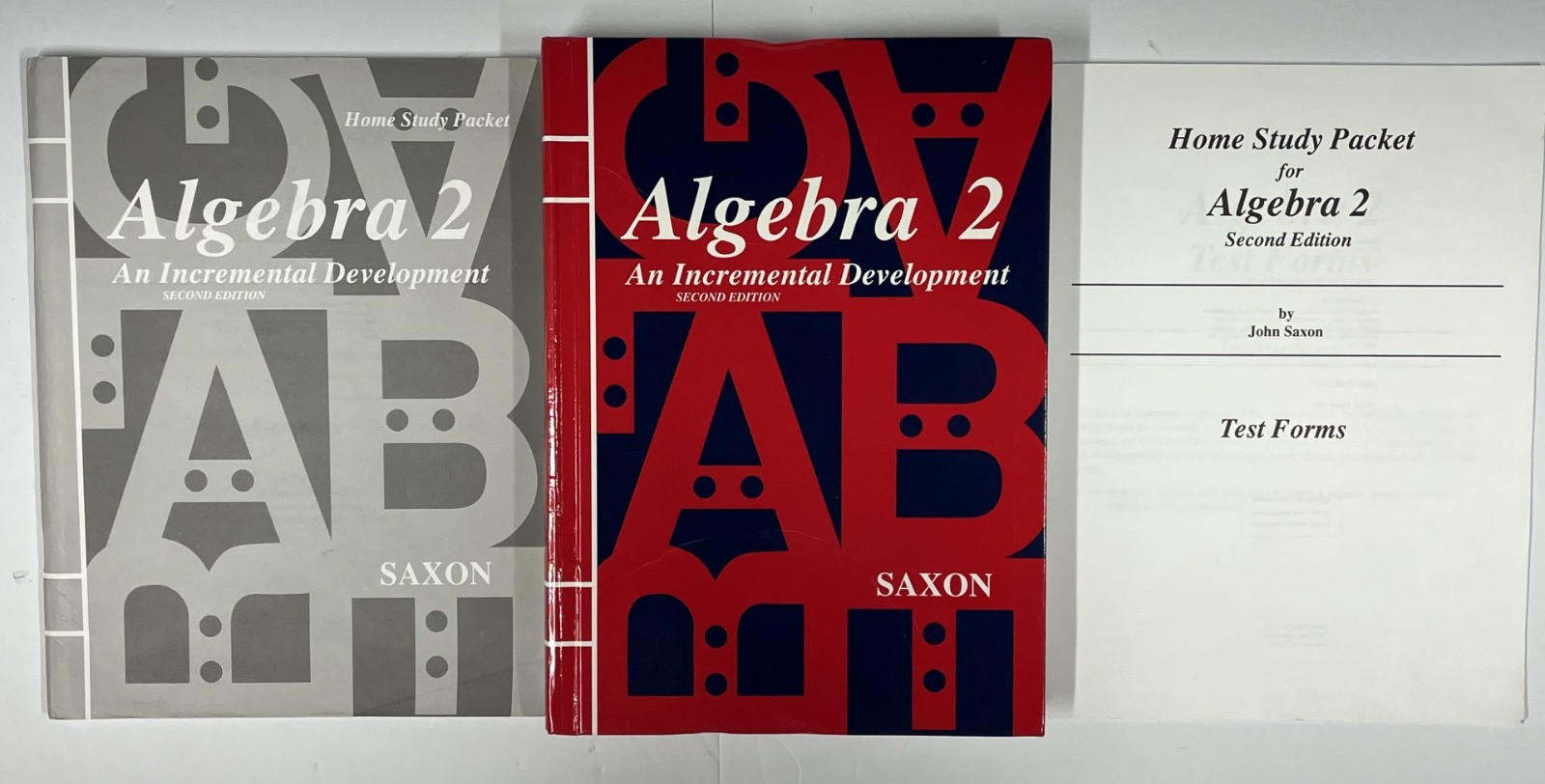Saxon Algebra 2 2nd edition Set Textbook Test Forms Home Study Packet homeschool Saxon Algebra 2 2nd edition Set Textbook Test Forms Home Study Packet homeschool