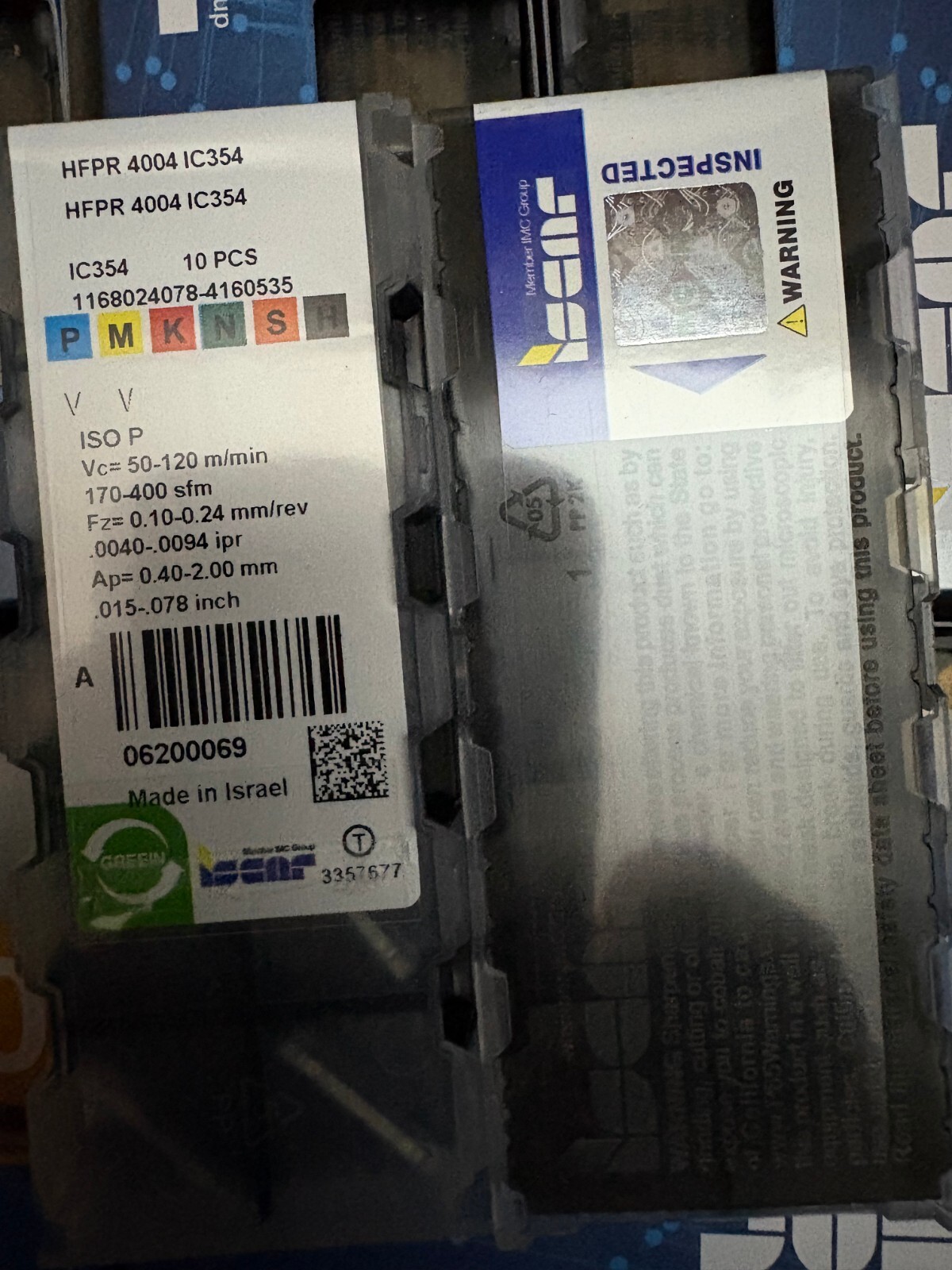 10pcs/Box ISCAR HFPR4004 IC354 10pcs/Box ISCAR HFPR4004 IC354