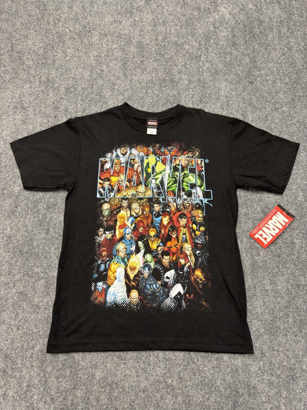 Vintage 2007 Marvel Civil War Avengers Super Hero Hot Topic NWT Deadstock Sz Med