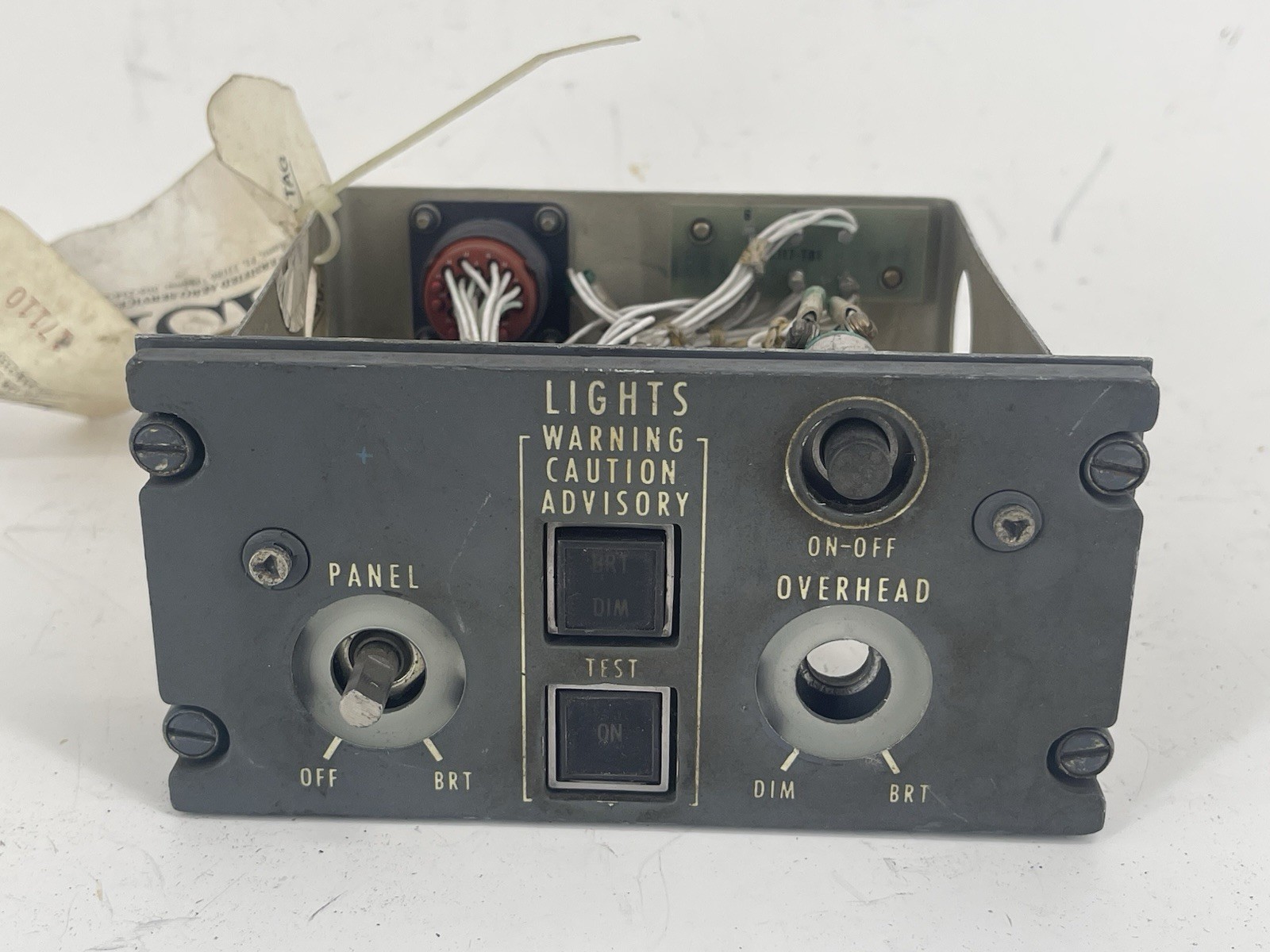 Lockheed L-1011 TriStar Warning  Advisory Lights Test Control Panel Aircraft