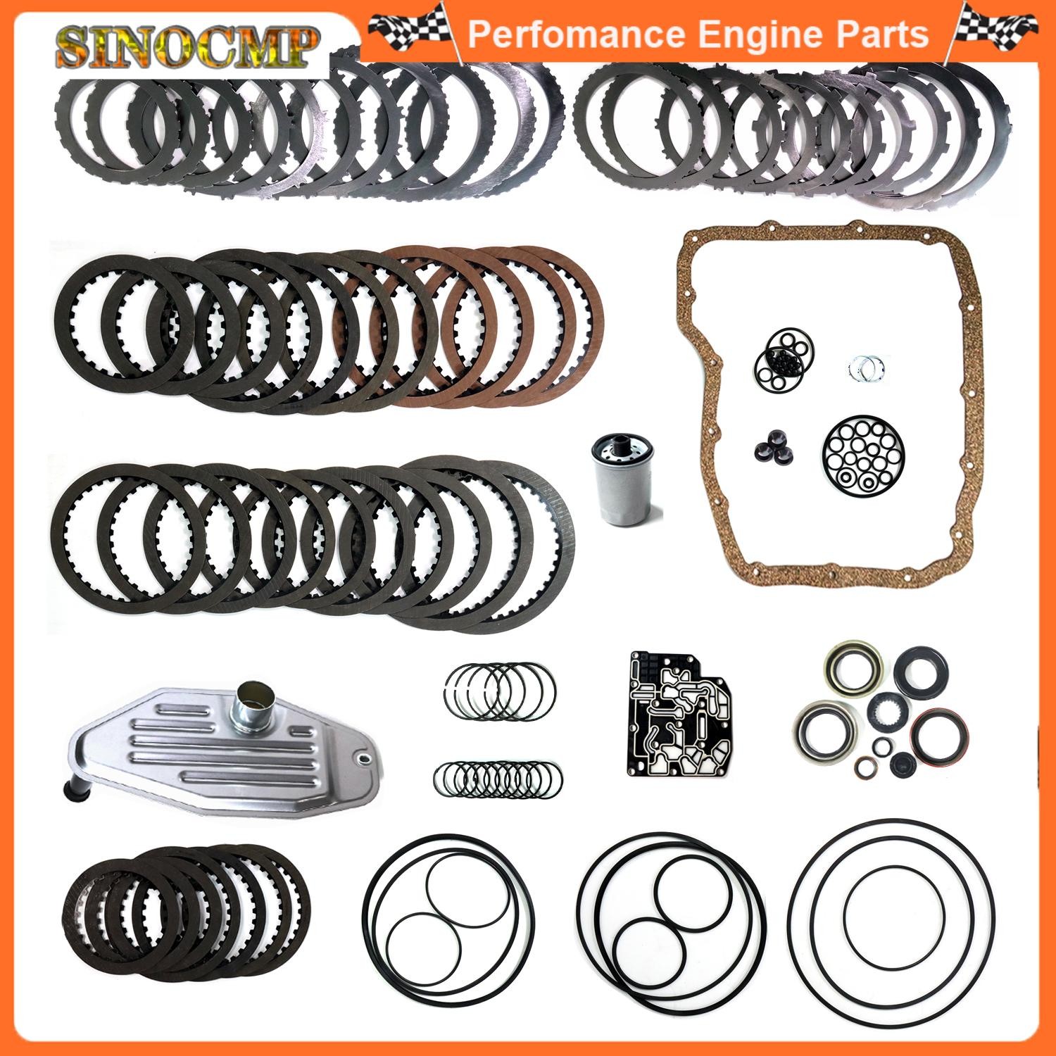 Transmission Overhaul Master Rebuild Kit w/Filter Friction 65RFE 545RFE 45RFE