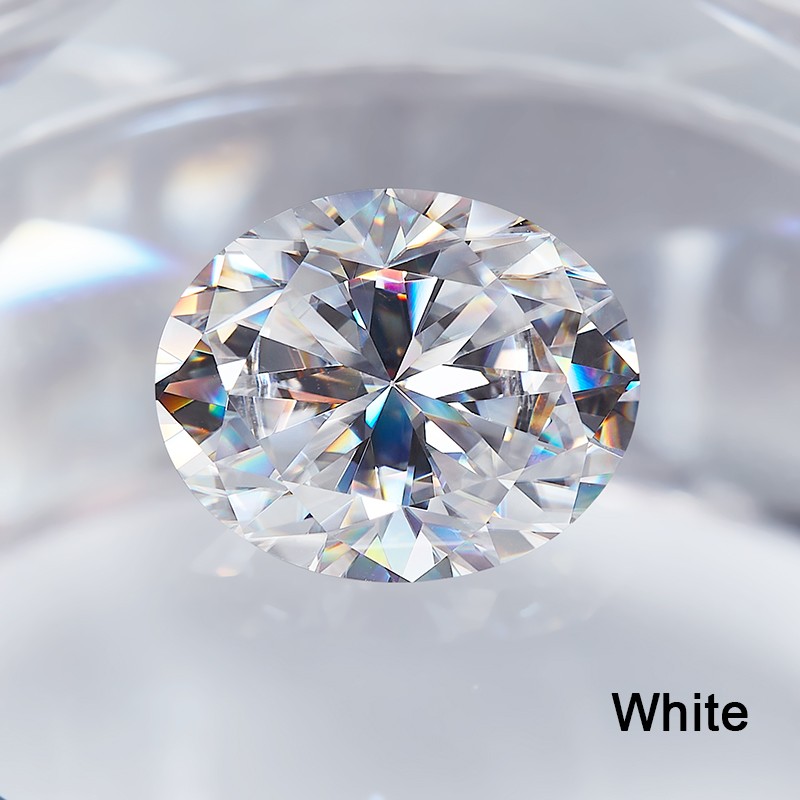 GRA Oval Cut 0.1-10ct D Color VVS1 Loose Moissanite Sparkling for Jewelry Making GRA Oval Cut 0.1-10ct D Color VVS1 Loose Moissanite Sparkling for Jewelry Making