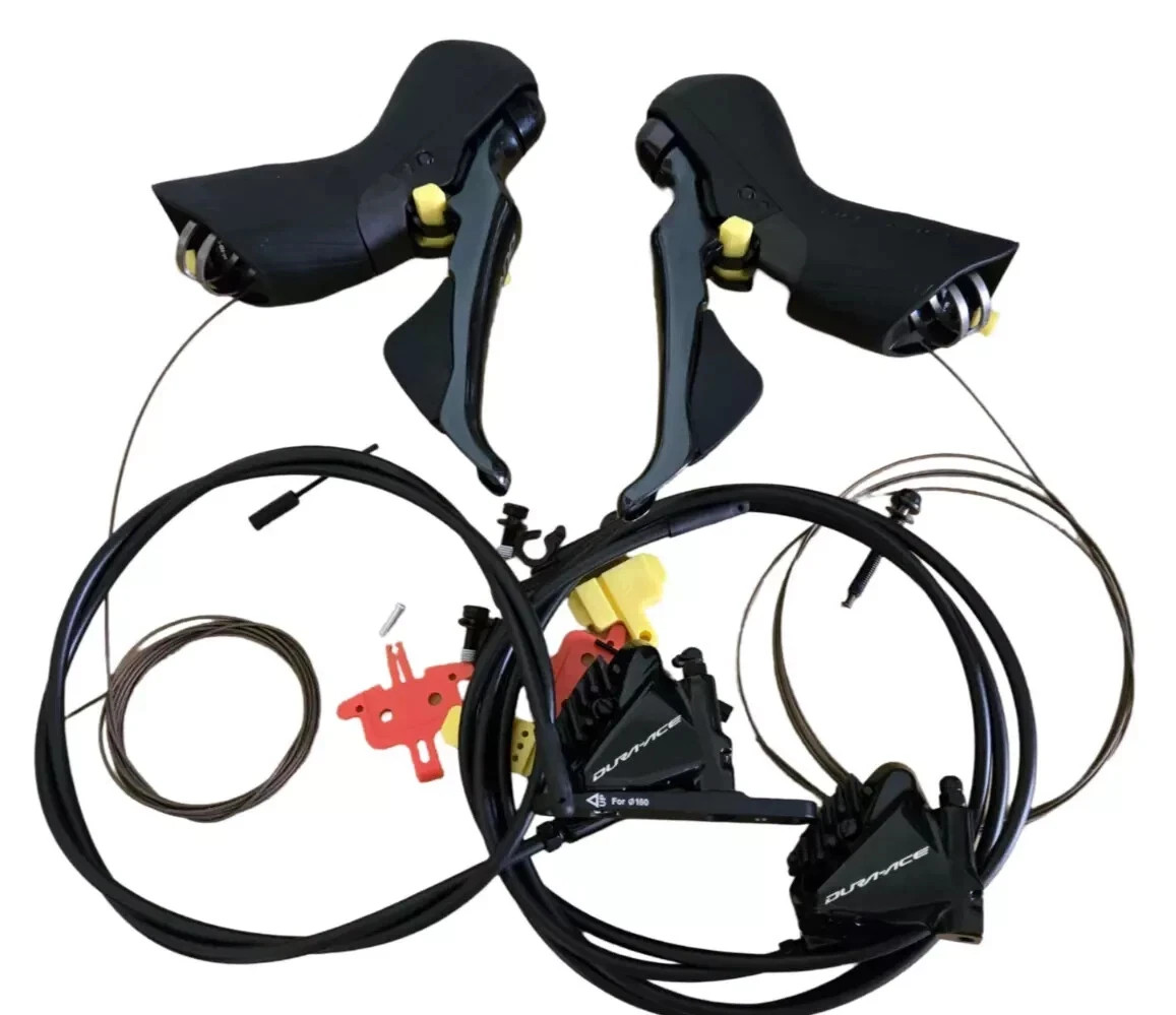 SHIMANO Dura-Ace ST-9120 2x11s L+R Shift Hydraulic Disc Brake Levers & calipers SHIMANO Dura-Ace ST-9120 2x11s L+R Shift Hydraulic Disc Brake Levers & calipers