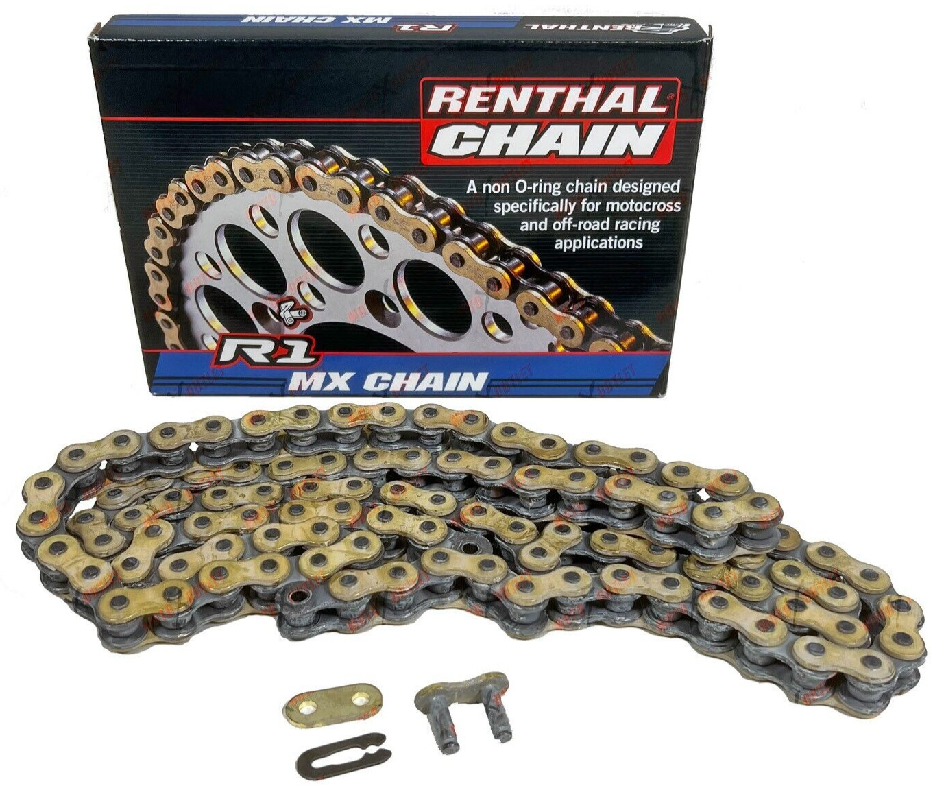 Renthal R1 520 MX Chain 116 Links 520MX 125 250 350 450 CRF KXF YZF KTM RMZ C126 Renthal R1 520 MX Chain 116 Links 520MX 125 250 350 450 CRF KXF YZF KTM RMZ C126