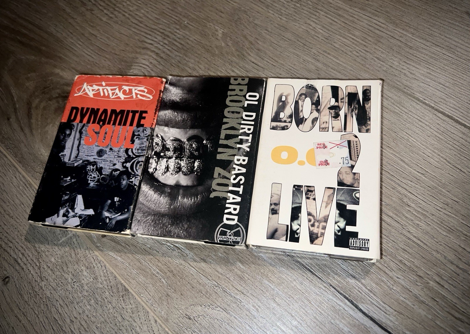 Hip-Hop Tape Singles Lot Artifacts Dynamite Soul ODB Brooklyn Zoo OC Born 2 Live