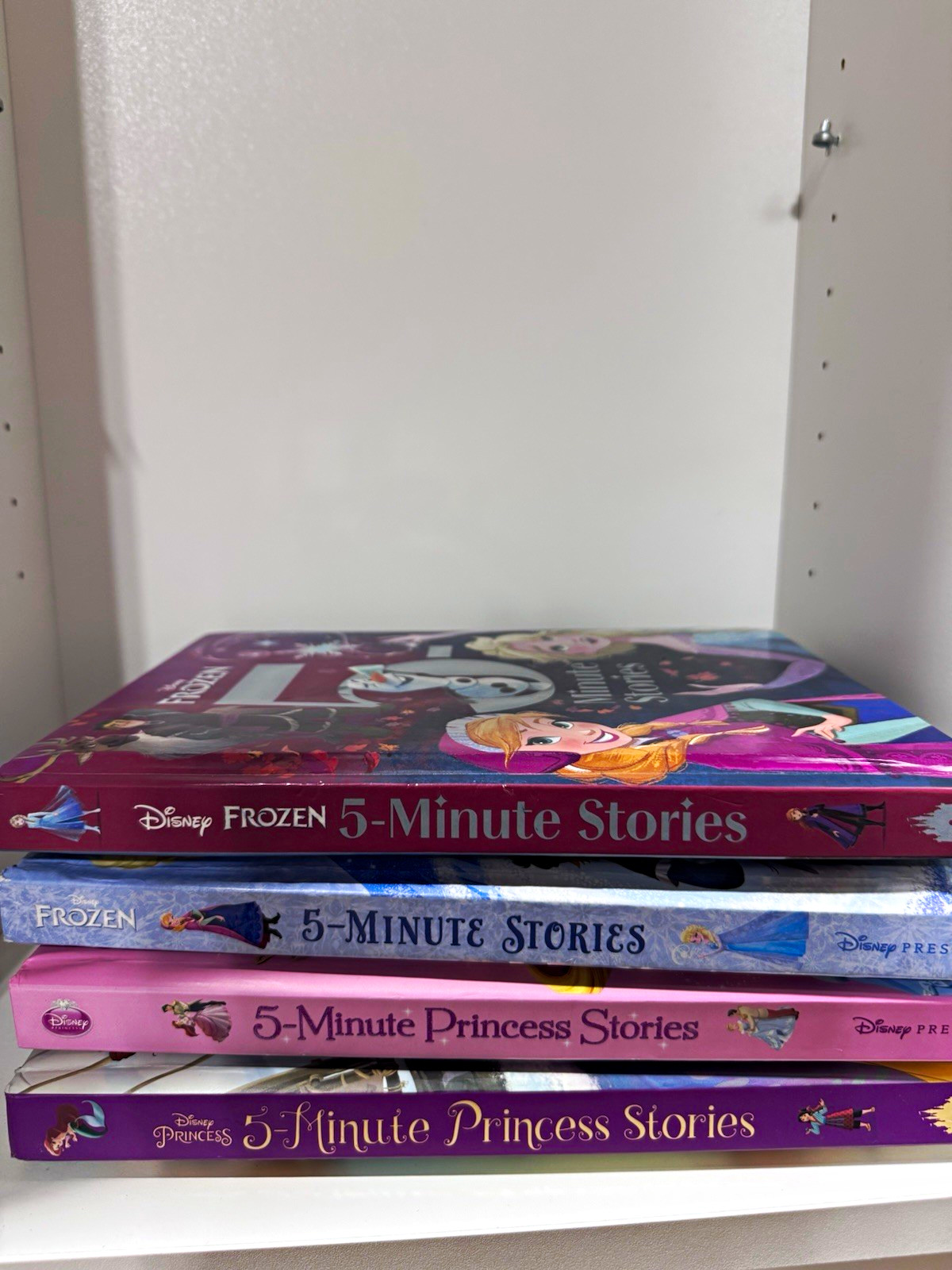 Disney Frozen 5-Minute Stories & 5-Minute Princess Stories Hardcover Book Lot