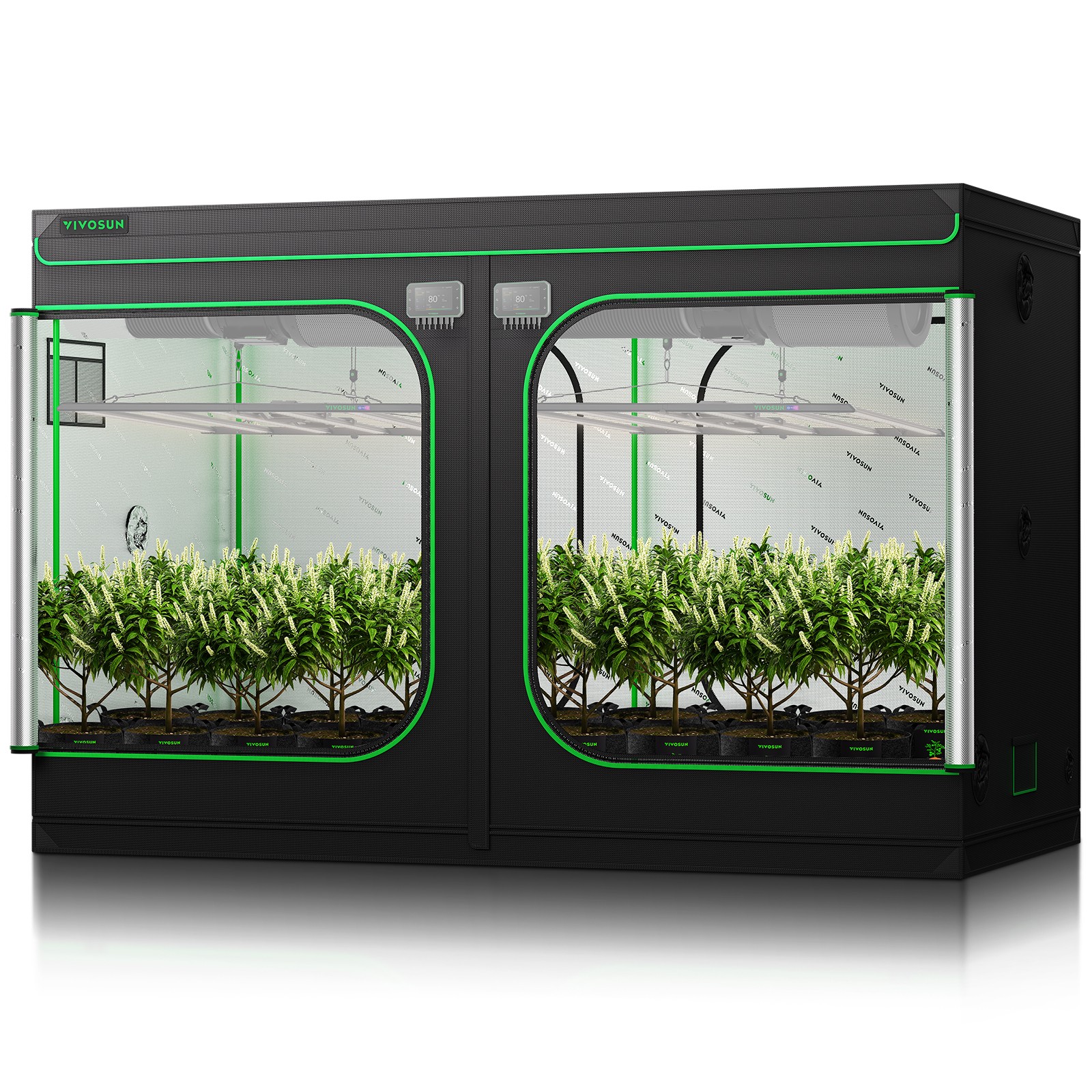VIVOSUN Indoor Grow Tent 10'x5' Non toxic Mylar Room Reflective 120