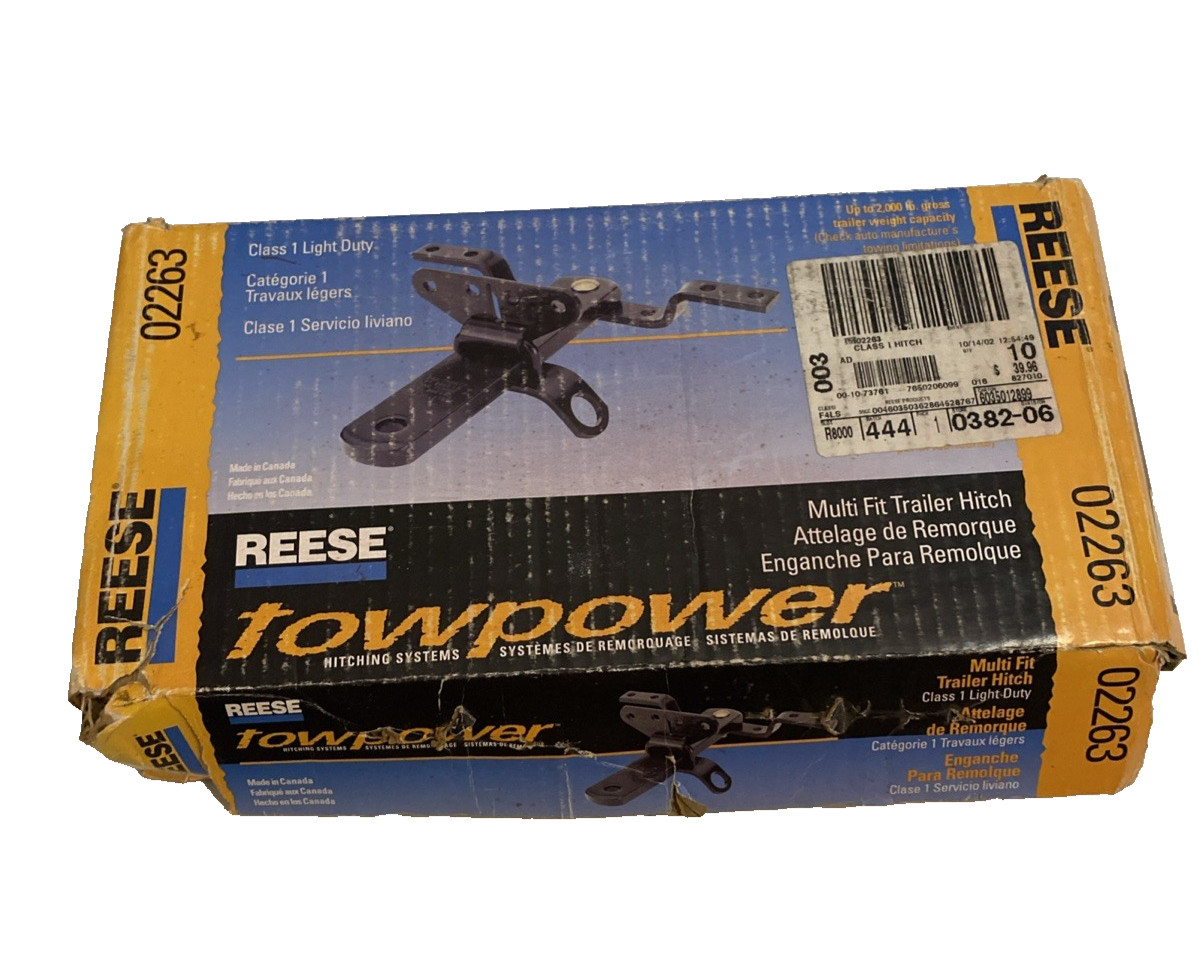 Reese Towpower 02263 Class I Multi-Fit 1-1/4\