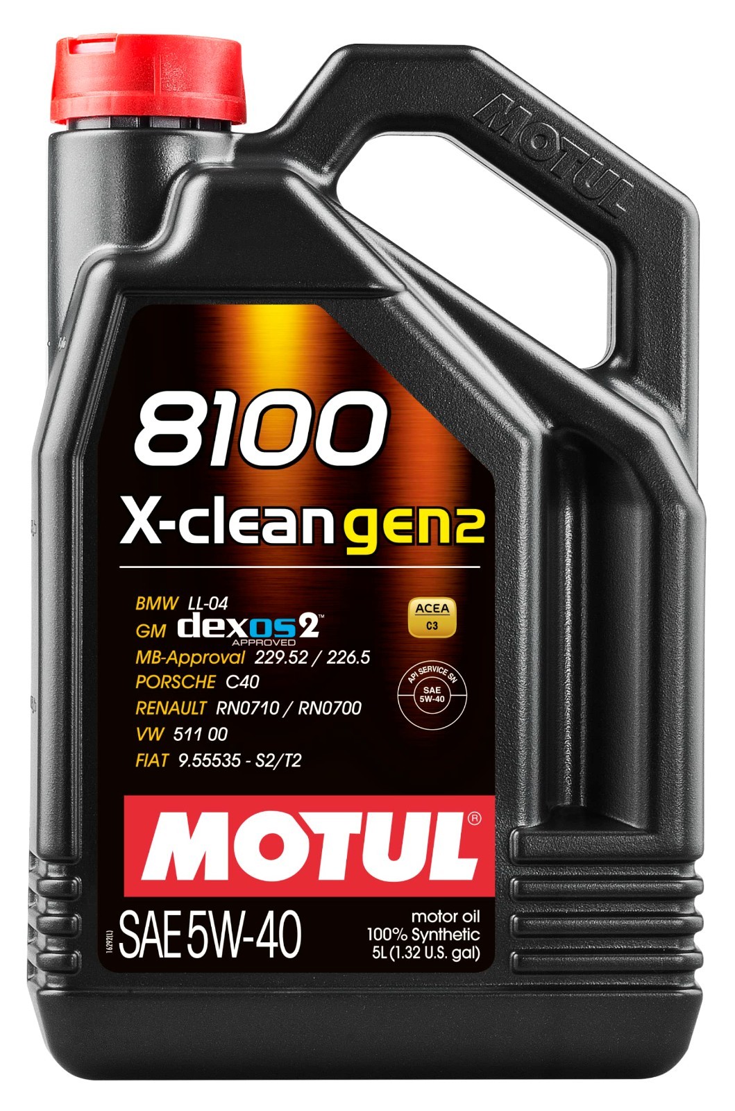 Motul 8100 X-Clean Gen2 5W-40 5L Full Synthetic Engine Motor Oil 109762