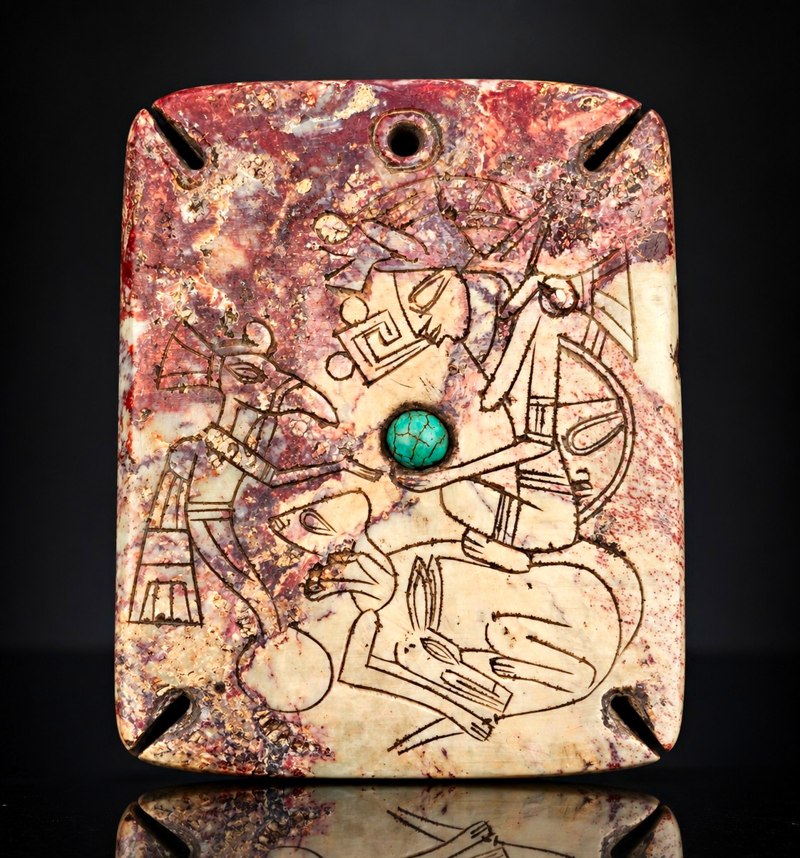 THE BREATH OF LIFE TABLET Meditating Figure Spirit Dogstar SiriusCelestial Being