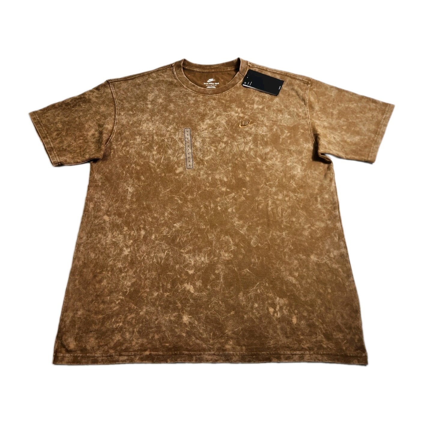 Nike Sportswear Men\'s Vintage Washed Max 90 Shirt Mens Large Brown Adult New NWT