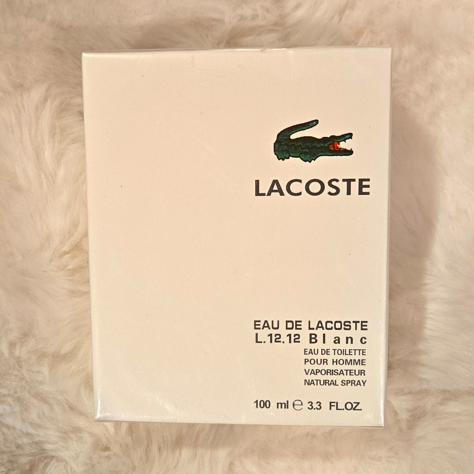 Lacoste Eau de Lacoste L.12.12 Blanc Eau de Toilette Spray 3.3 fl oz Lacoste Eau de Lacoste L.12.12 Blanc Eau de Toilette Spray 3.3 fl oz