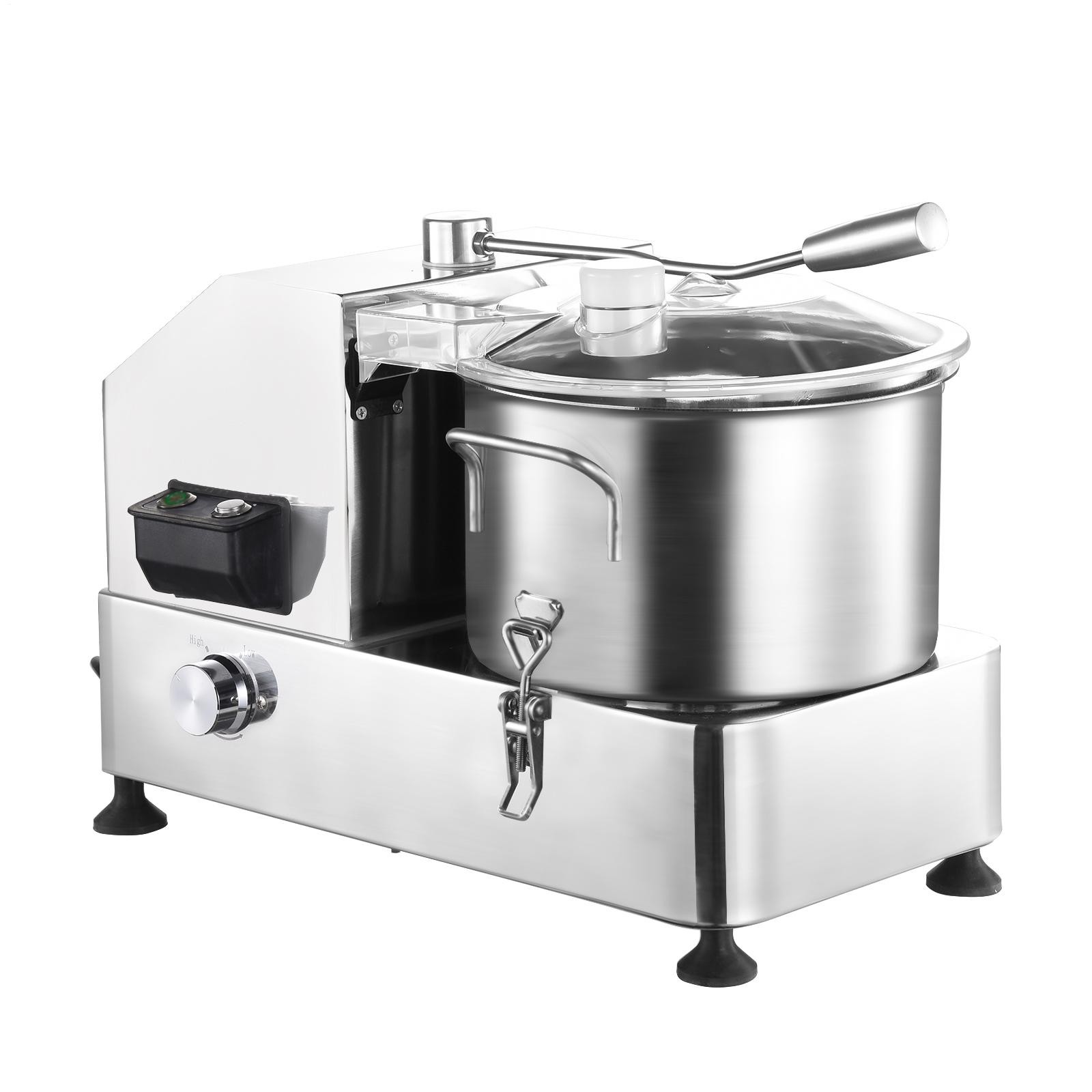 1800W 6L Commercial Food Processor Stainless Steel Variable Speed Heavy Duty New