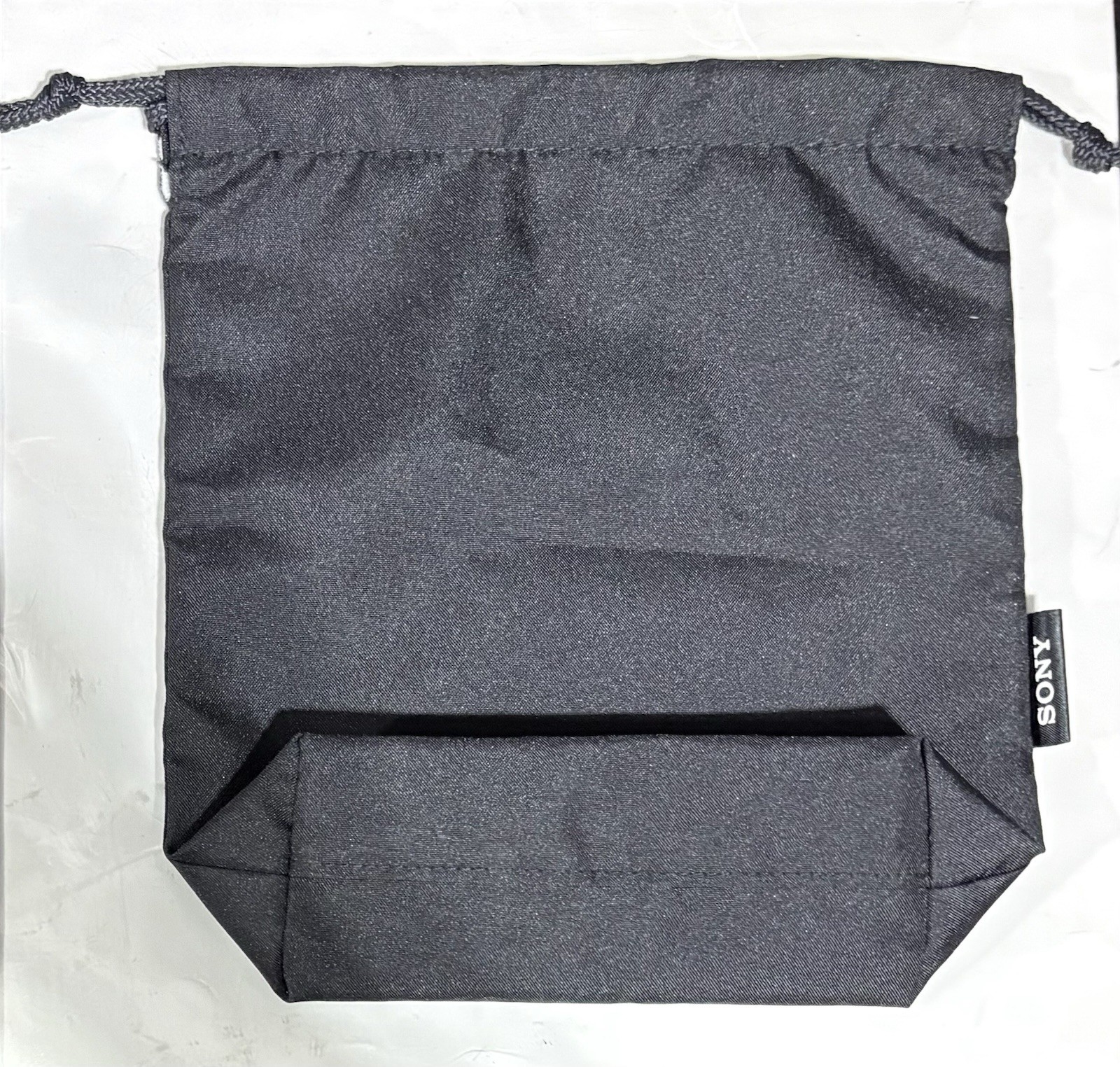 Authentic Sony Drawstring Bag/Pouch - 8 Inch Black