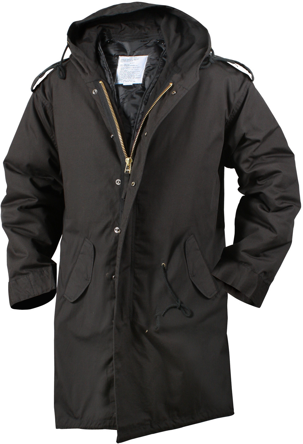 Military M-51 Fishtail Parka Hooded Army Field Winter Jacket Long Tail Trench