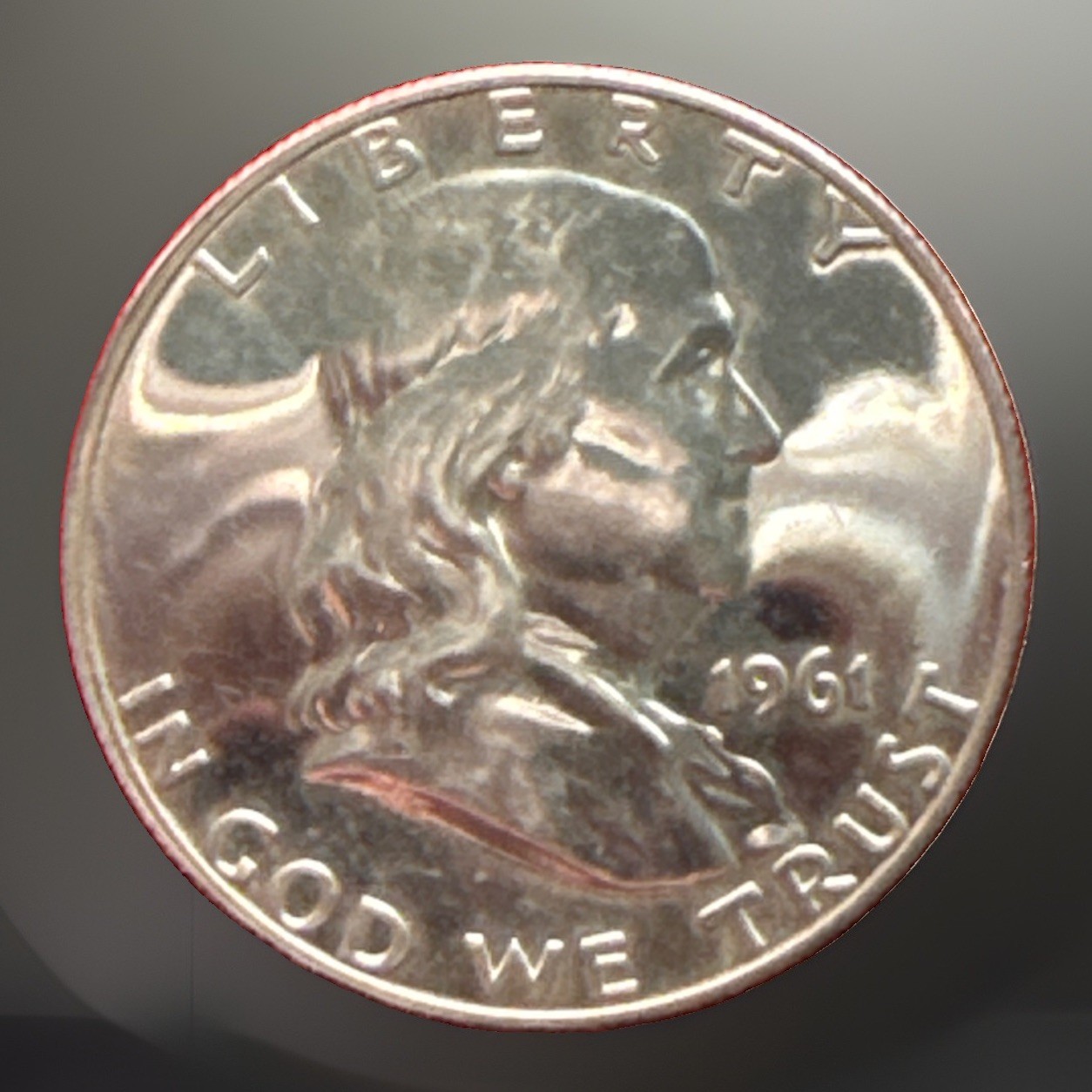 1961 Franklin Half Dollar Silver FBL UNC PROOF Super Nice As Shown 3015