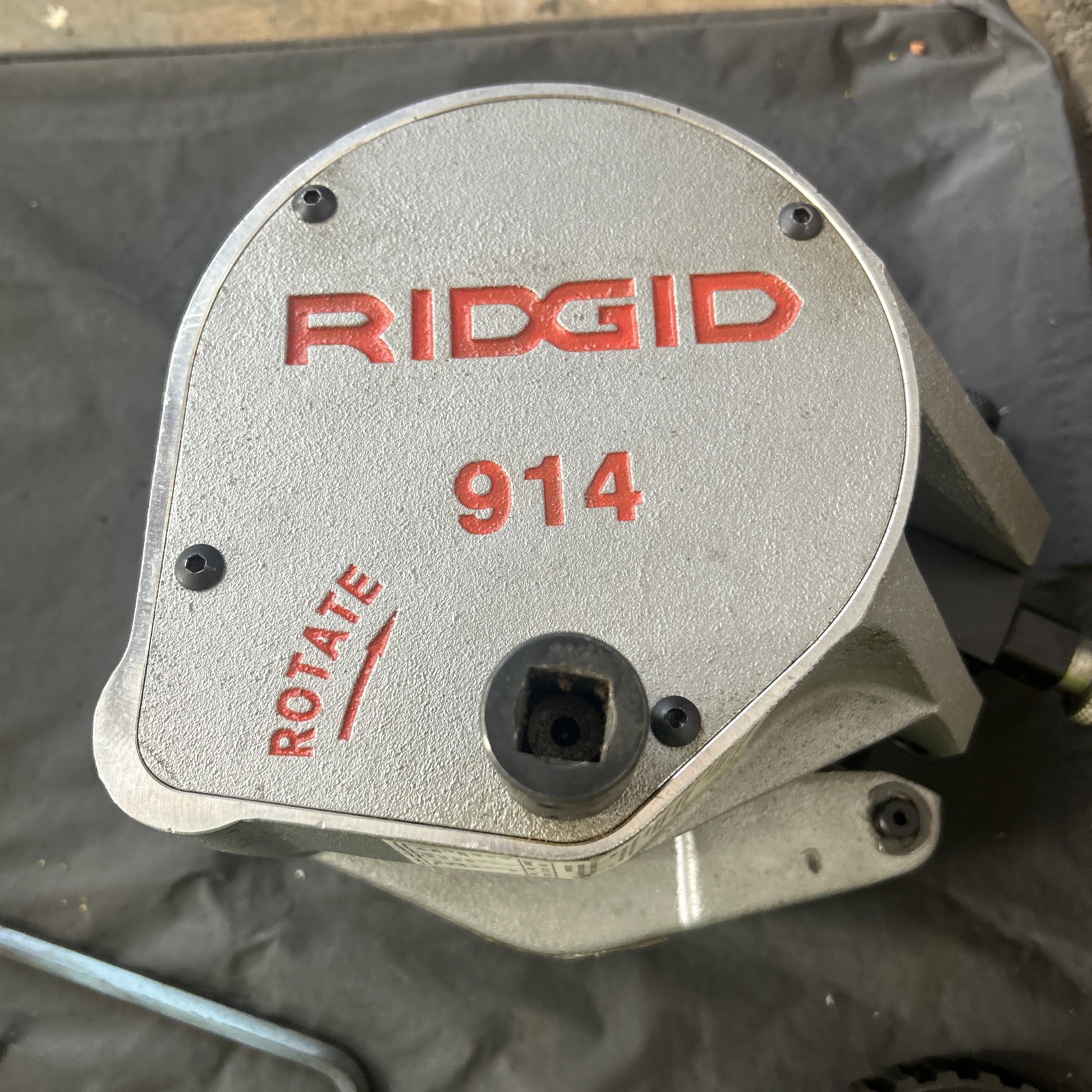 Ridgid 914 In Place Roll Groover Ridgid 914 In Place Roll Groover