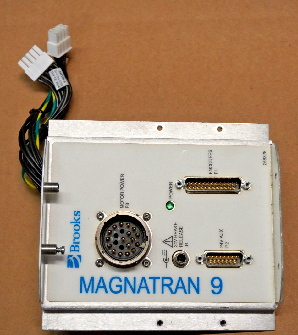 Brooks Automation Magnatran 9 Control Board / Faceplate / Cable Harness 267305