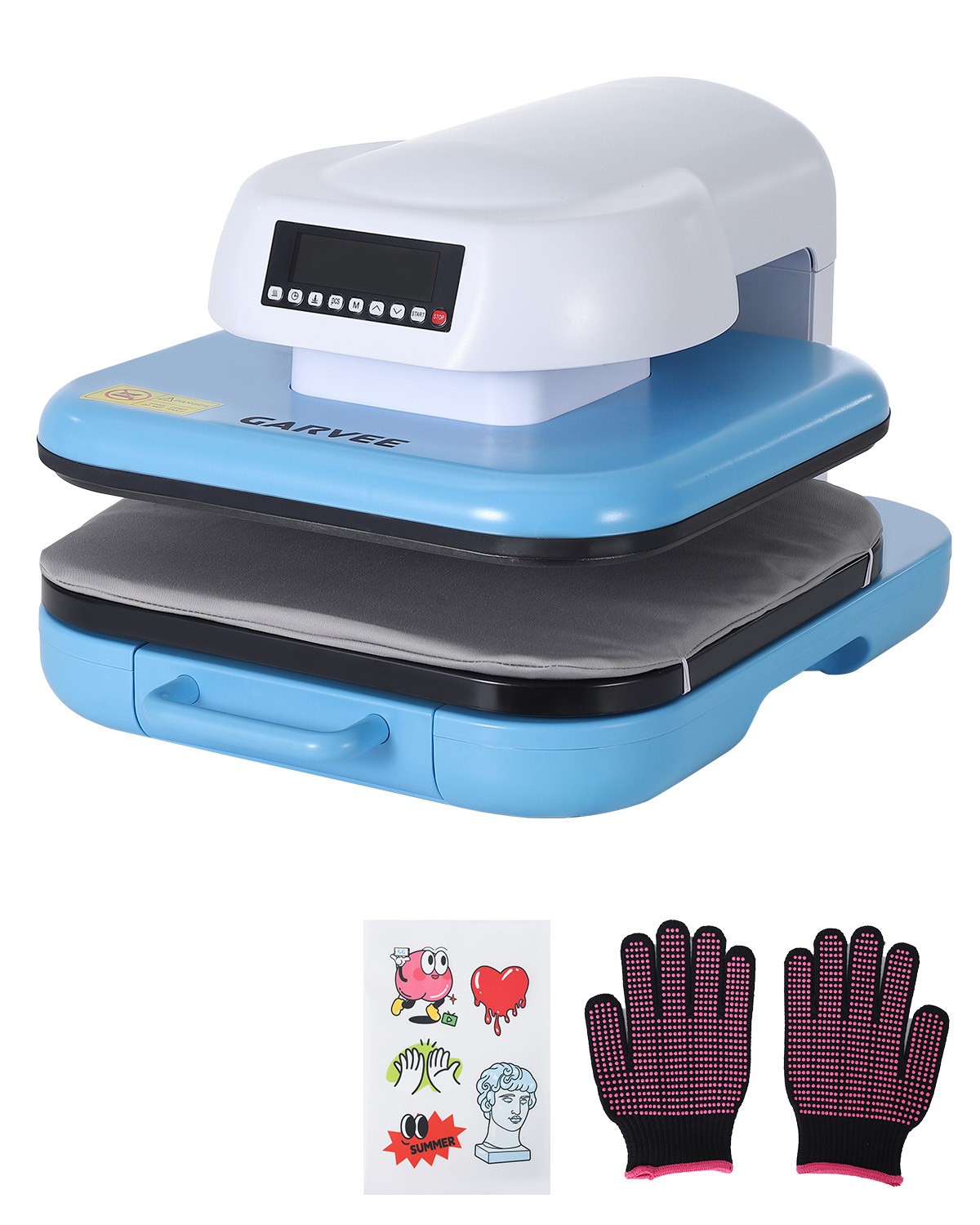 Garvee 15x15 Heat Press Machine Auto Release Rapid Heating for Sublimation Vinyl