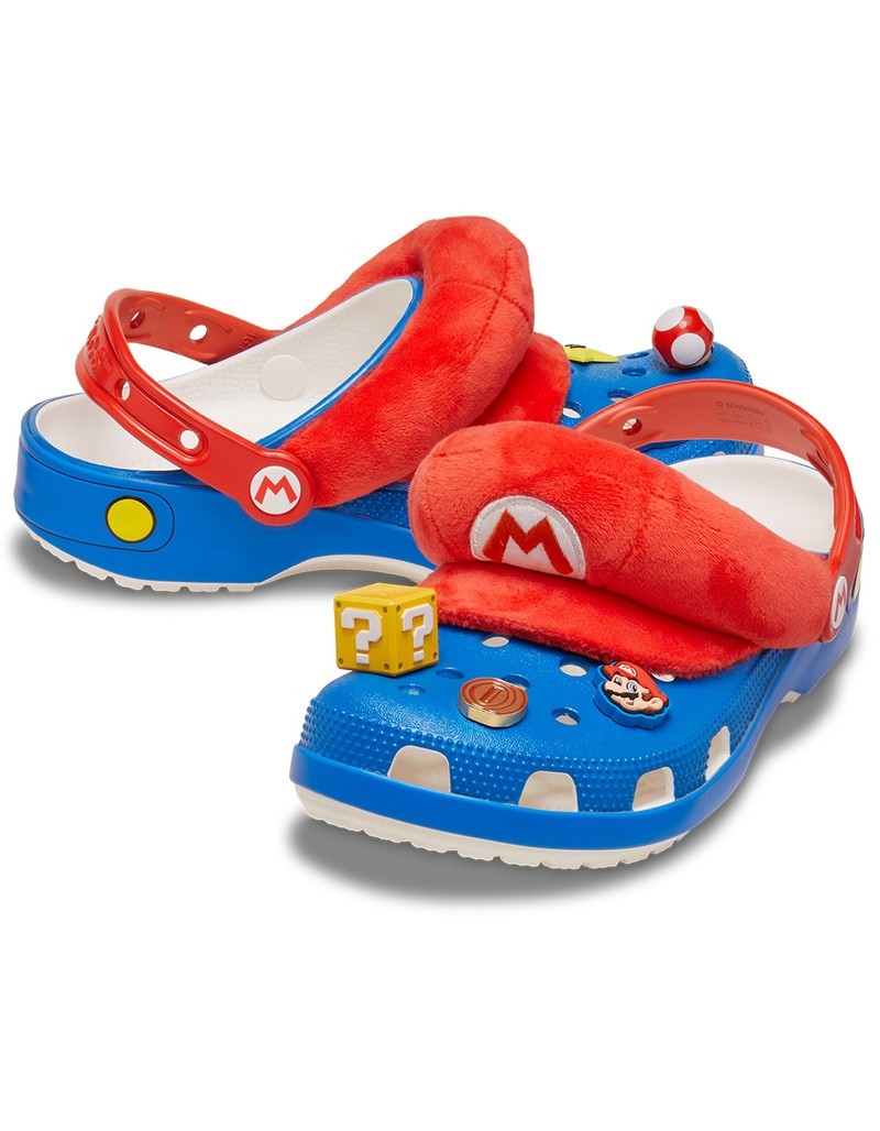CROCS x Super Mario Mario Classic Clogs, Unisex, New with tags