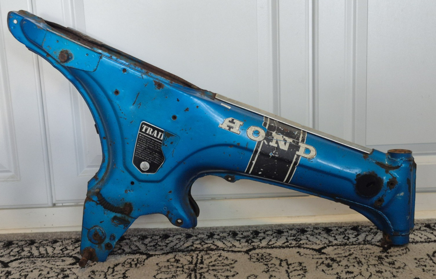 Vintage OEM Honda KO CT70 TRAIL 70 69' to 71' Blue Frame Chassis SN CT70-175176