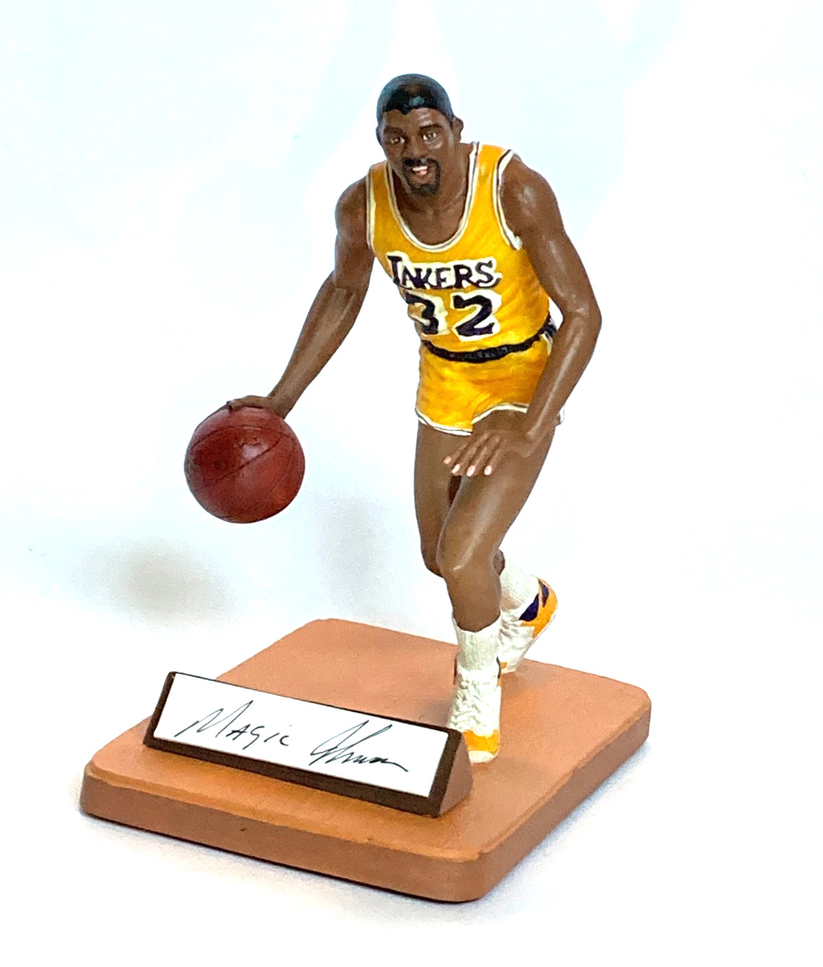 Rare 1988 Gartlan MAGIC JOHNSON Signed 7\ Rare 1988 Gartlan MAGIC JOHNSON Signed 7\
