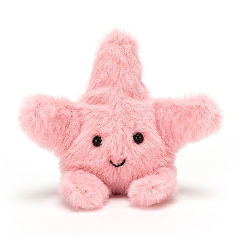 Jellycat Fluffy Starfish 4 Inch Adorable Plush Toy Stuffed Animal Friend