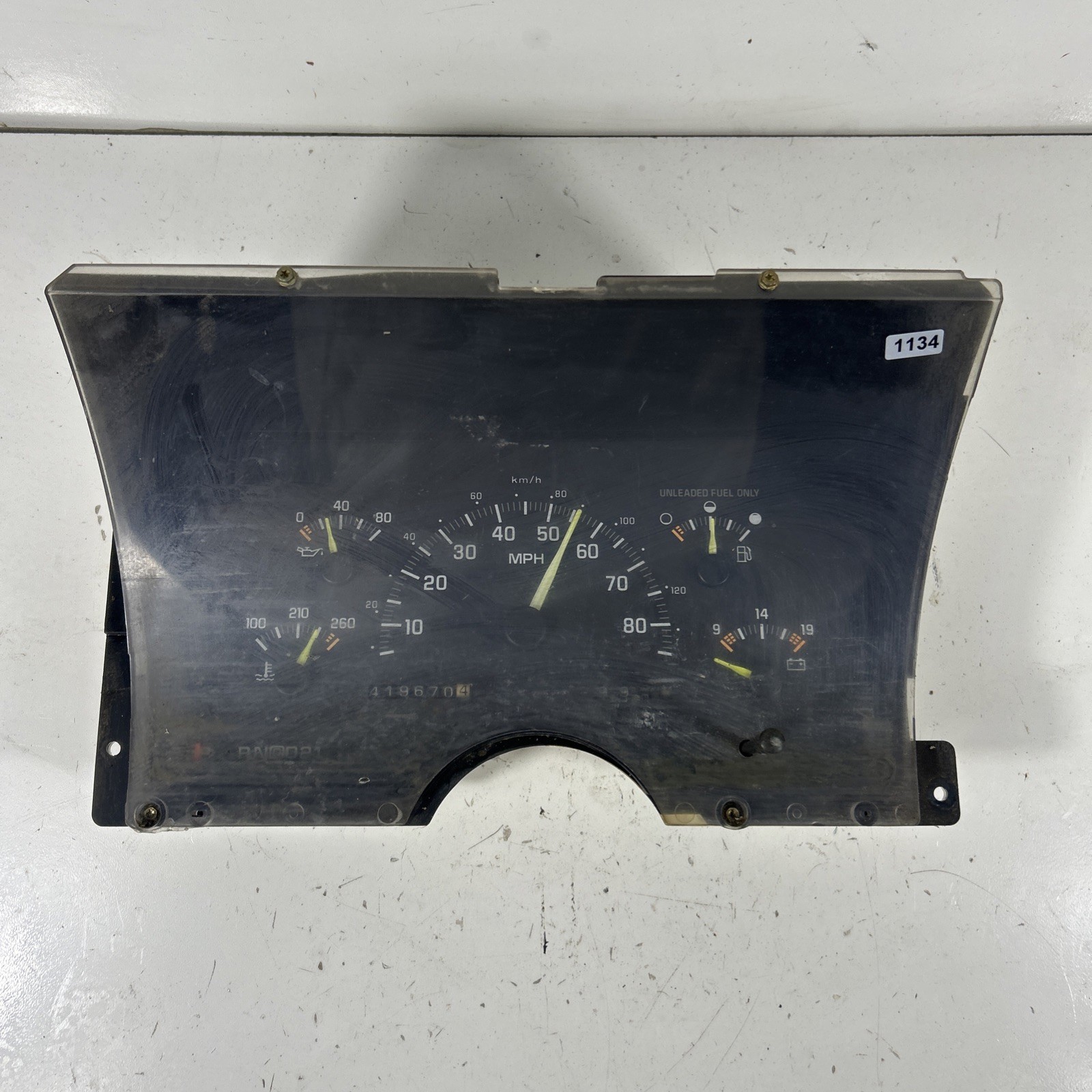 1992-1994 Chevy GMC Silverado Sierra C/K 1500 2500 Speedometer Cluster PARTS 1992-1994 Chevy GMC Silverado Sierra C/K 1500 2500 Speedometer Cluster PARTS